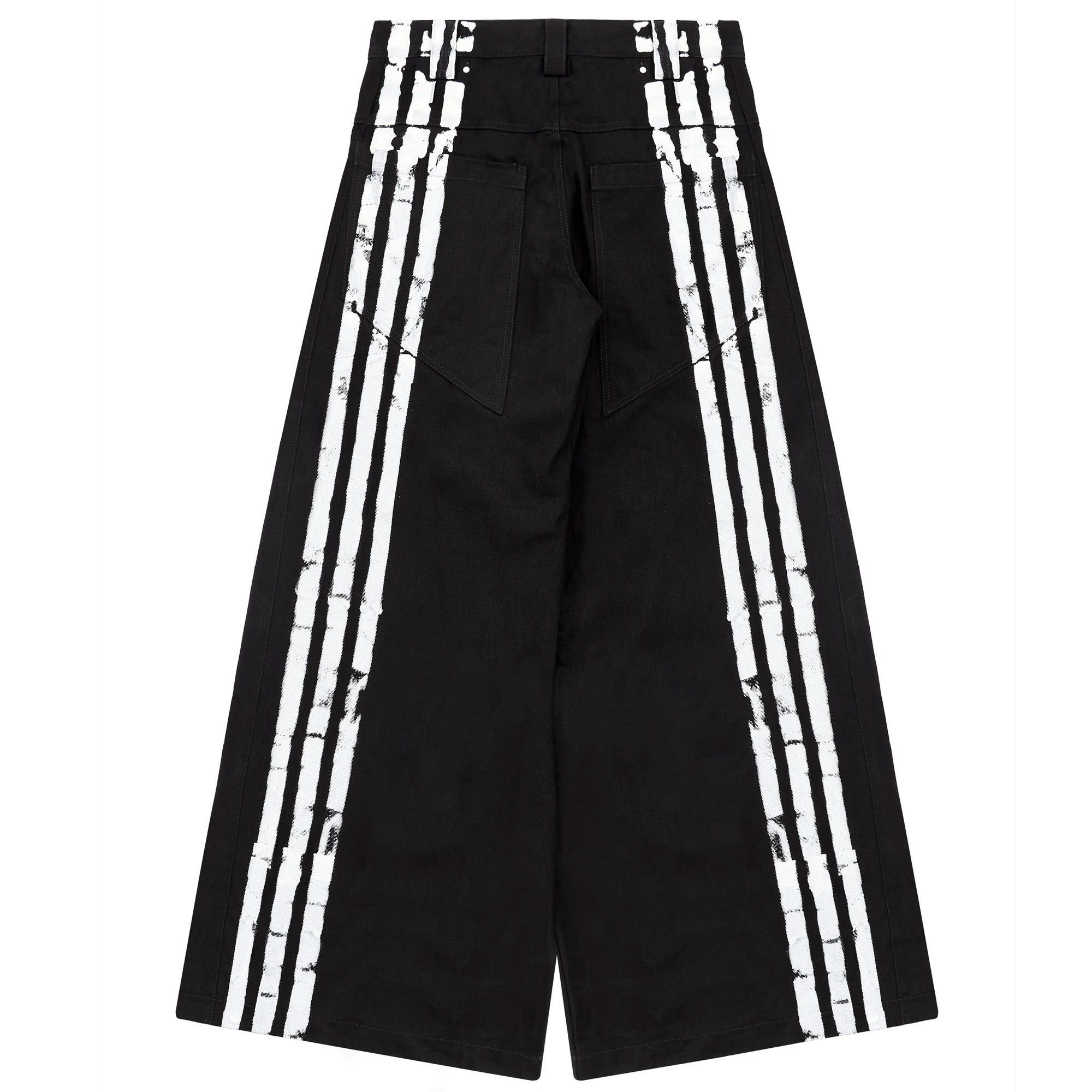 PLA4 STRIPES BLACK JEANS