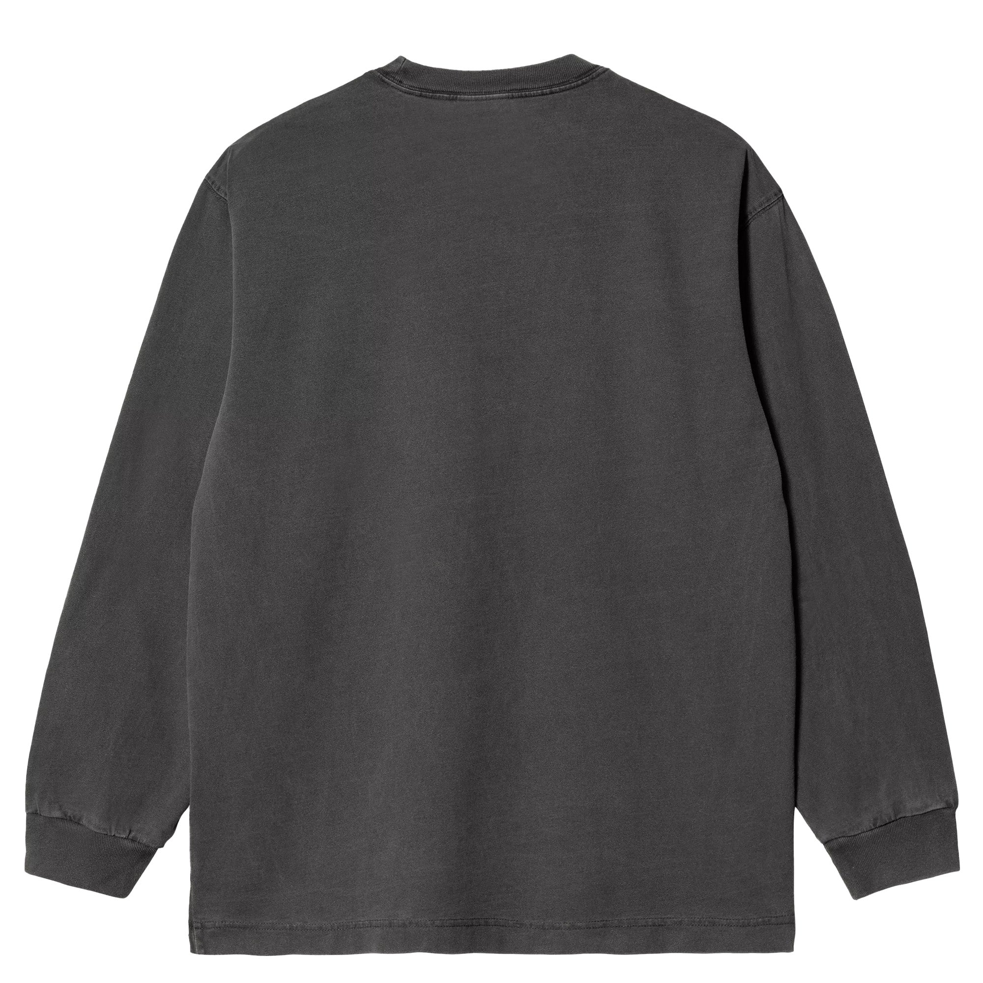 Carhartt WIP Vista Longsleeve T-shirt Black Graphite Garment Dyed