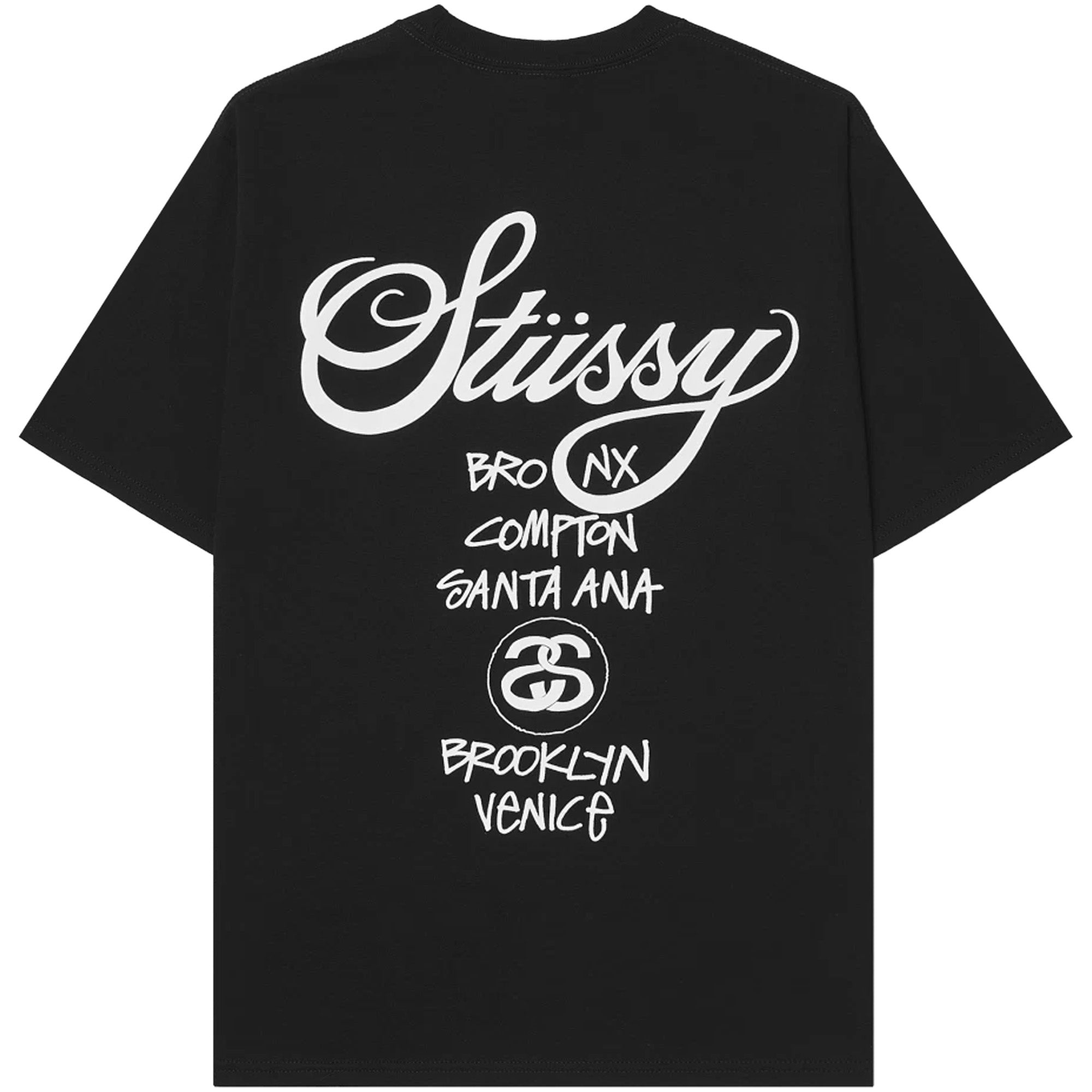 Stussy WORLD TOUR TEE Black