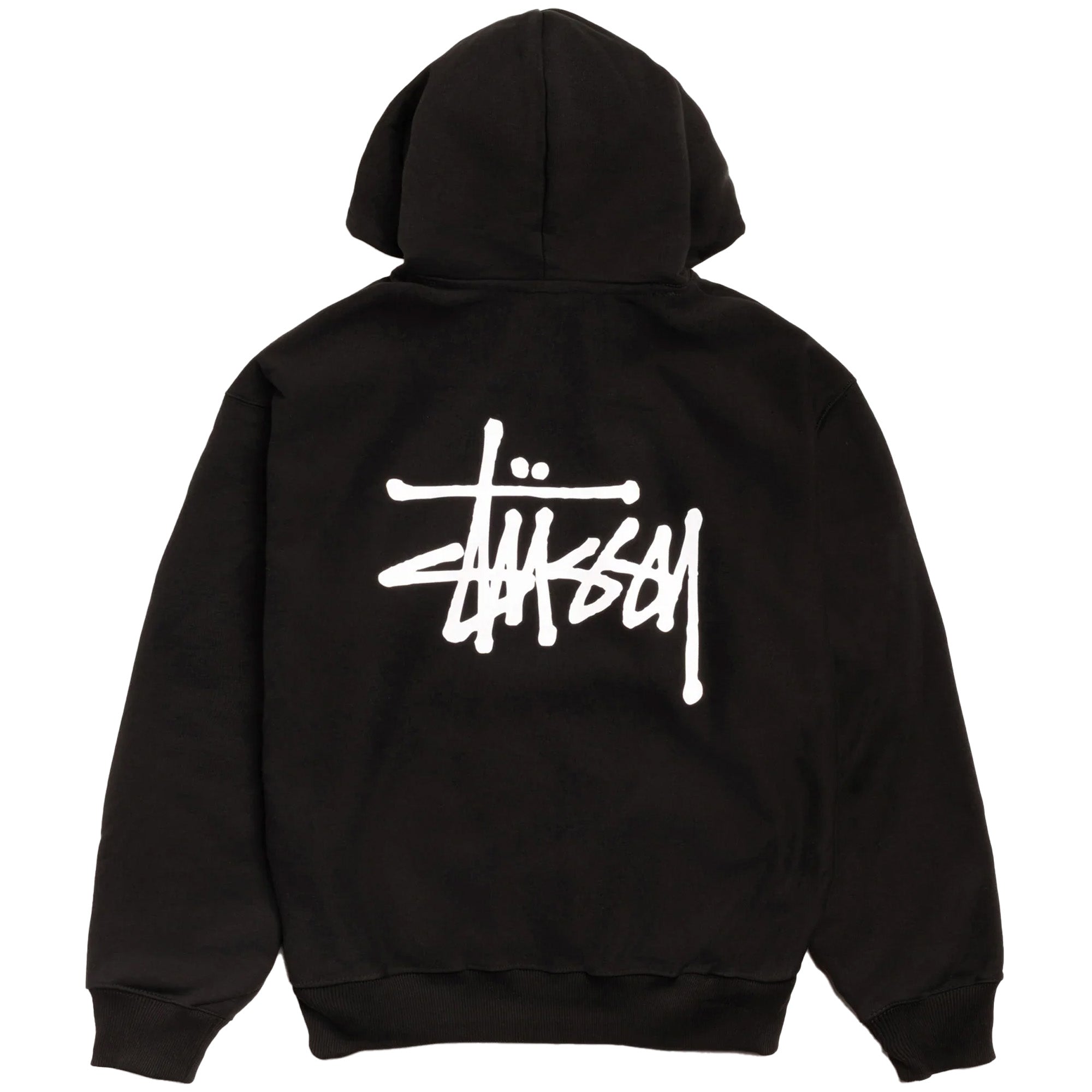Stussy Basic Zip Hoodie Black