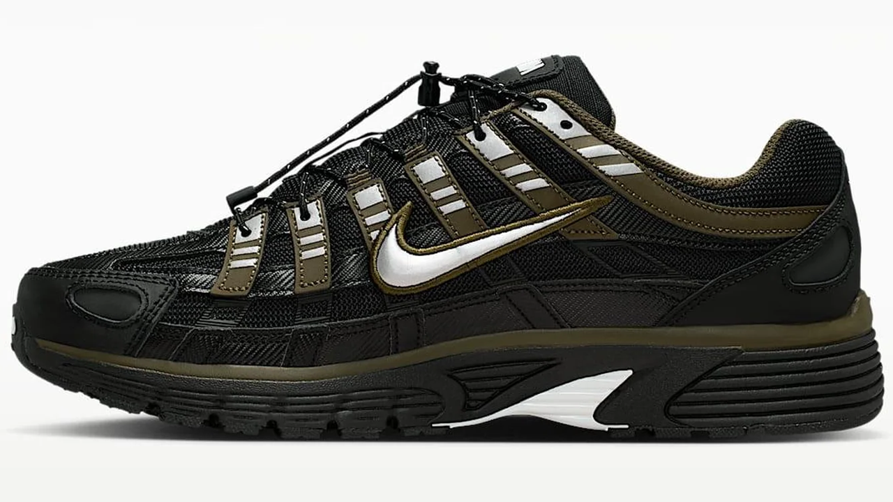 Nike P-6000 Utility Black Metallic Silver