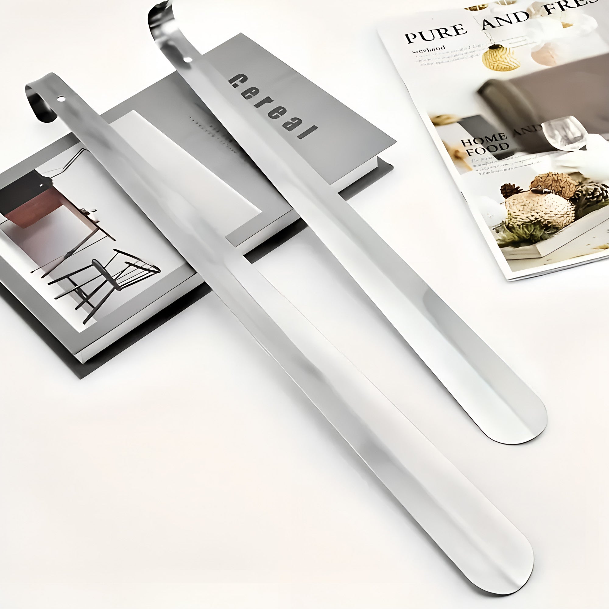 Dewahsing Long Metal Shoe Horn