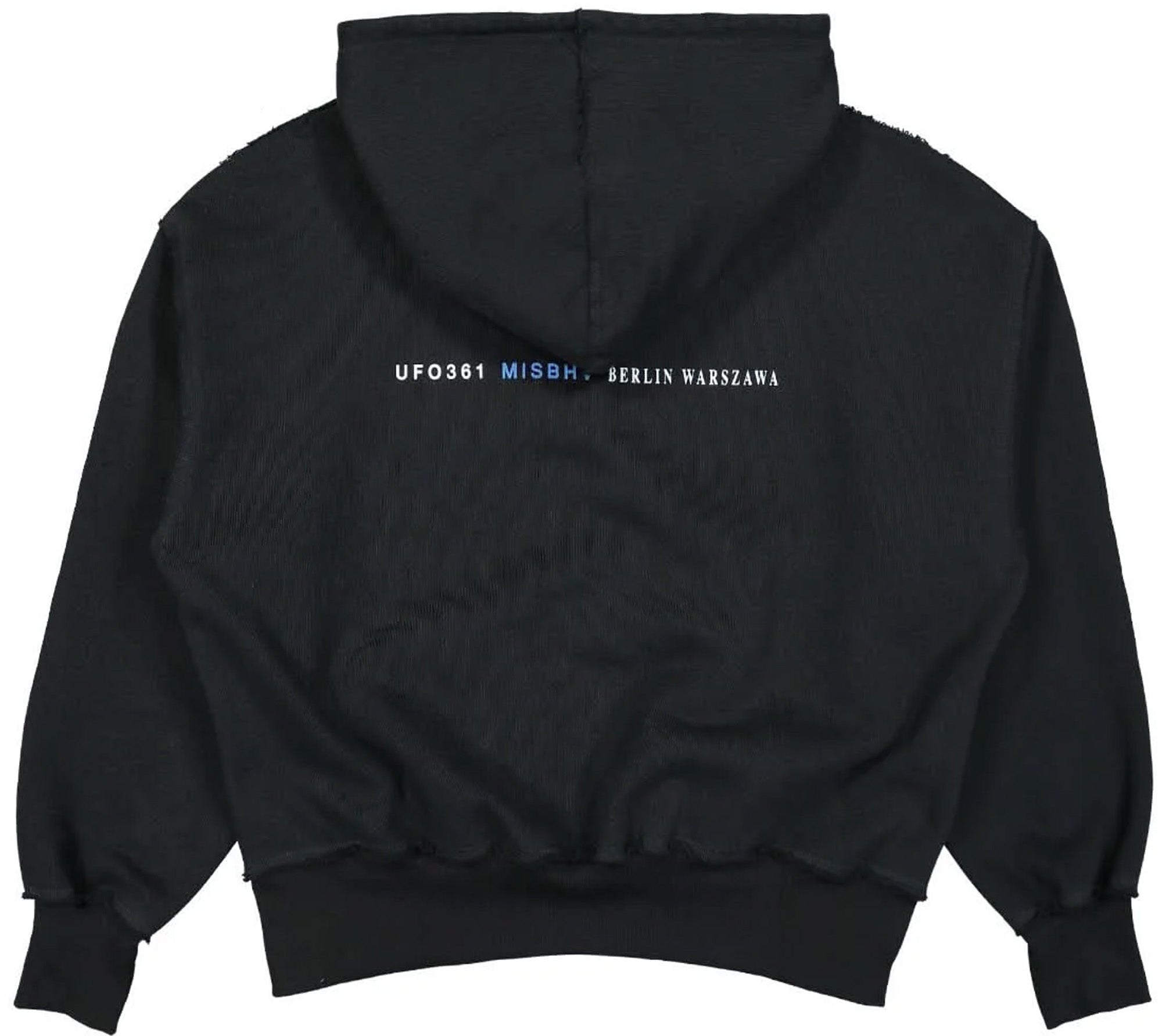 MISBHV x UFO361 Minimal Hoodie Black Blue