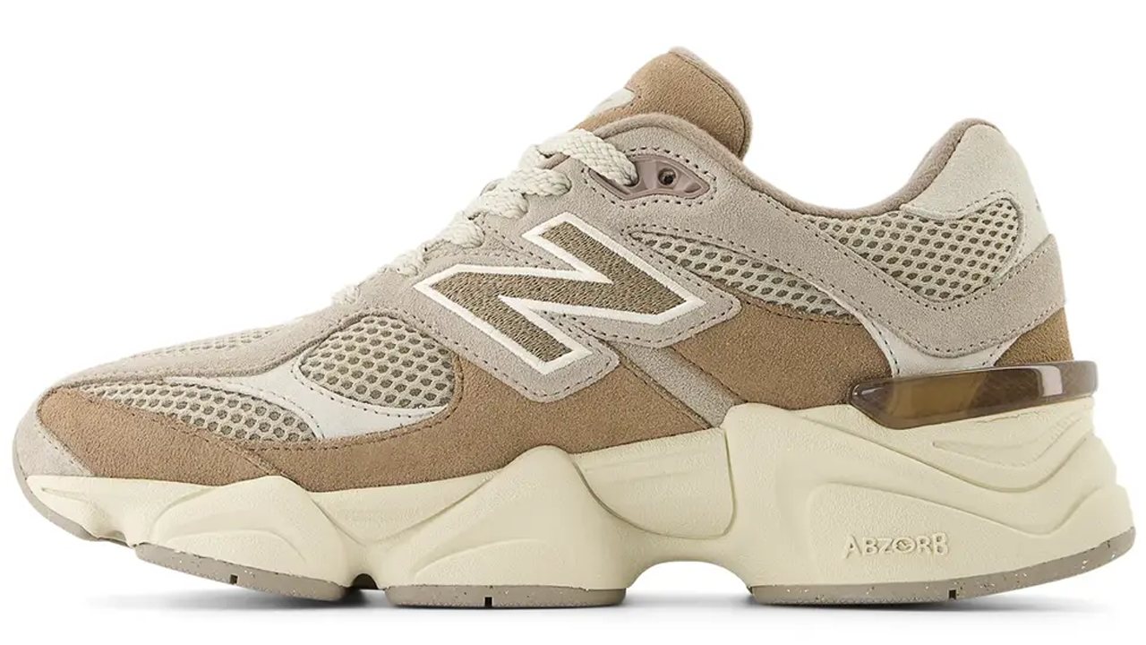 New Balance 9060 Big Kid 'Mushroom Arid Stone