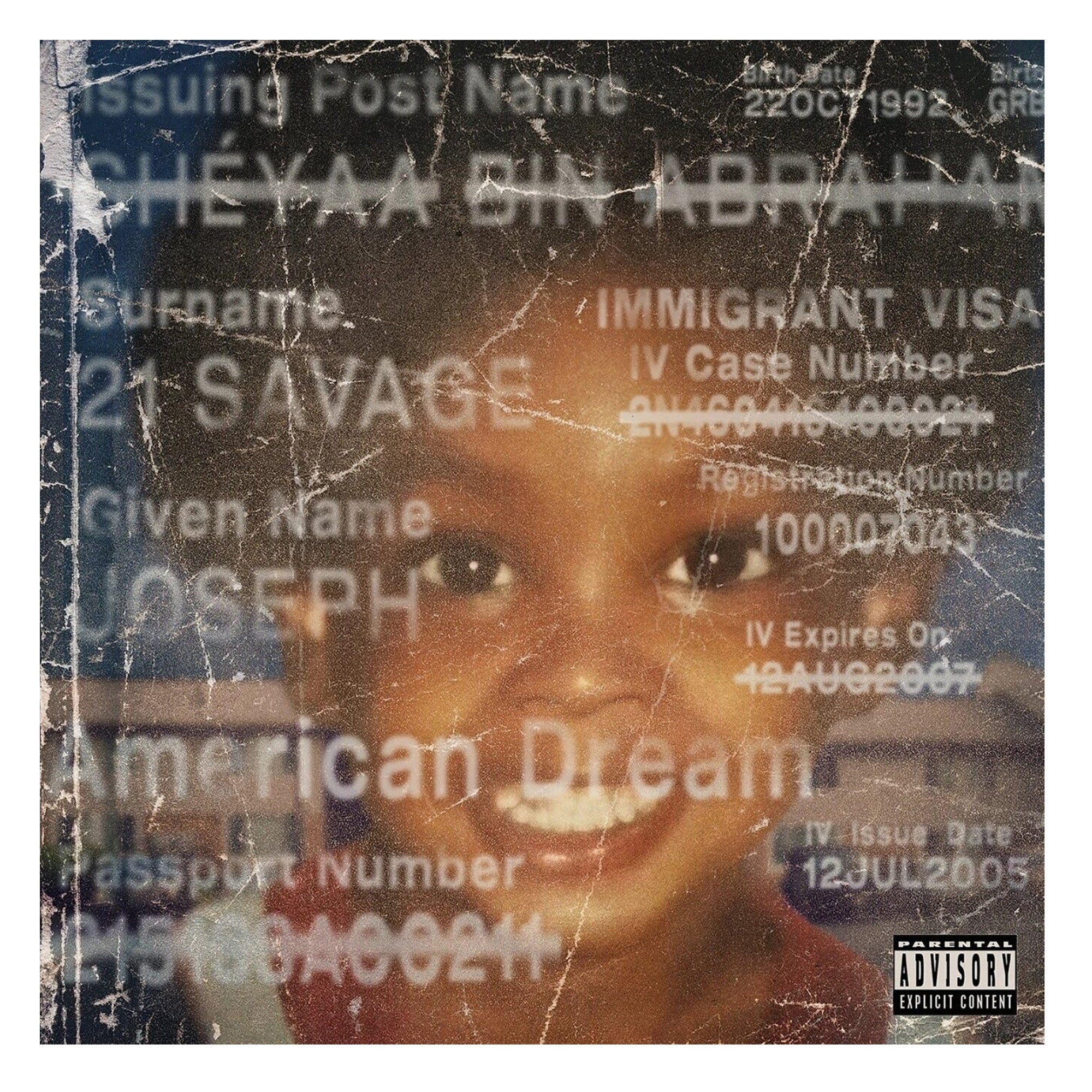 21 Savage - American Dream (Red Coloured) Vinyl