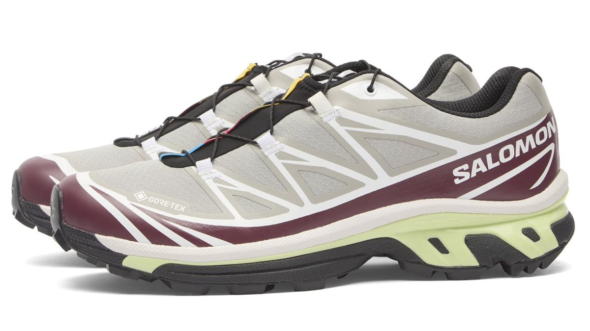 Salomon XT-6 Gore-Tex Paloma Maroon Banner