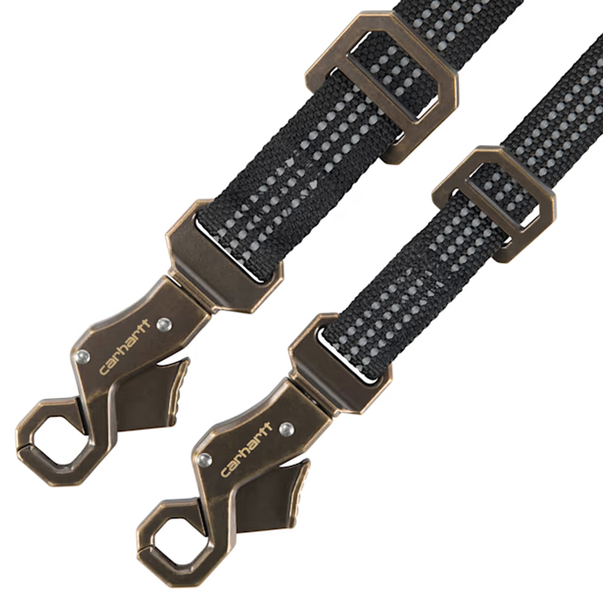 Carhartt Dual Handle Dog Leash Metal Trigger Claw Clasp Black