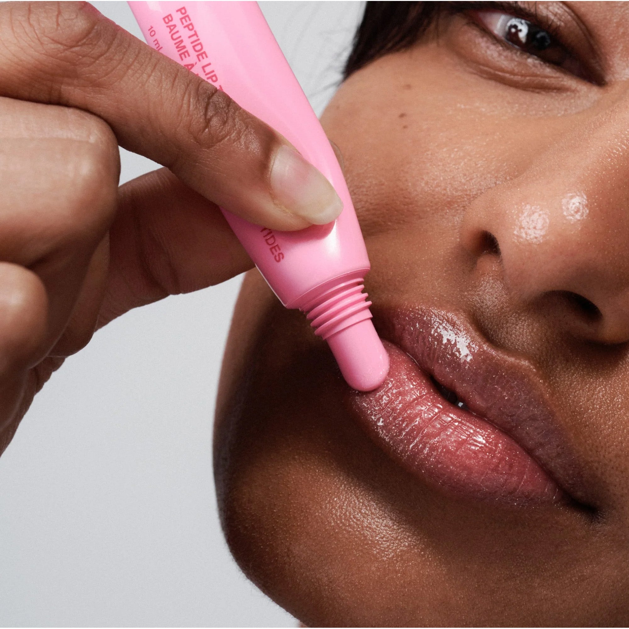 Rhode Peptide Lip Tint jelly bean -  shimmery sheer pink