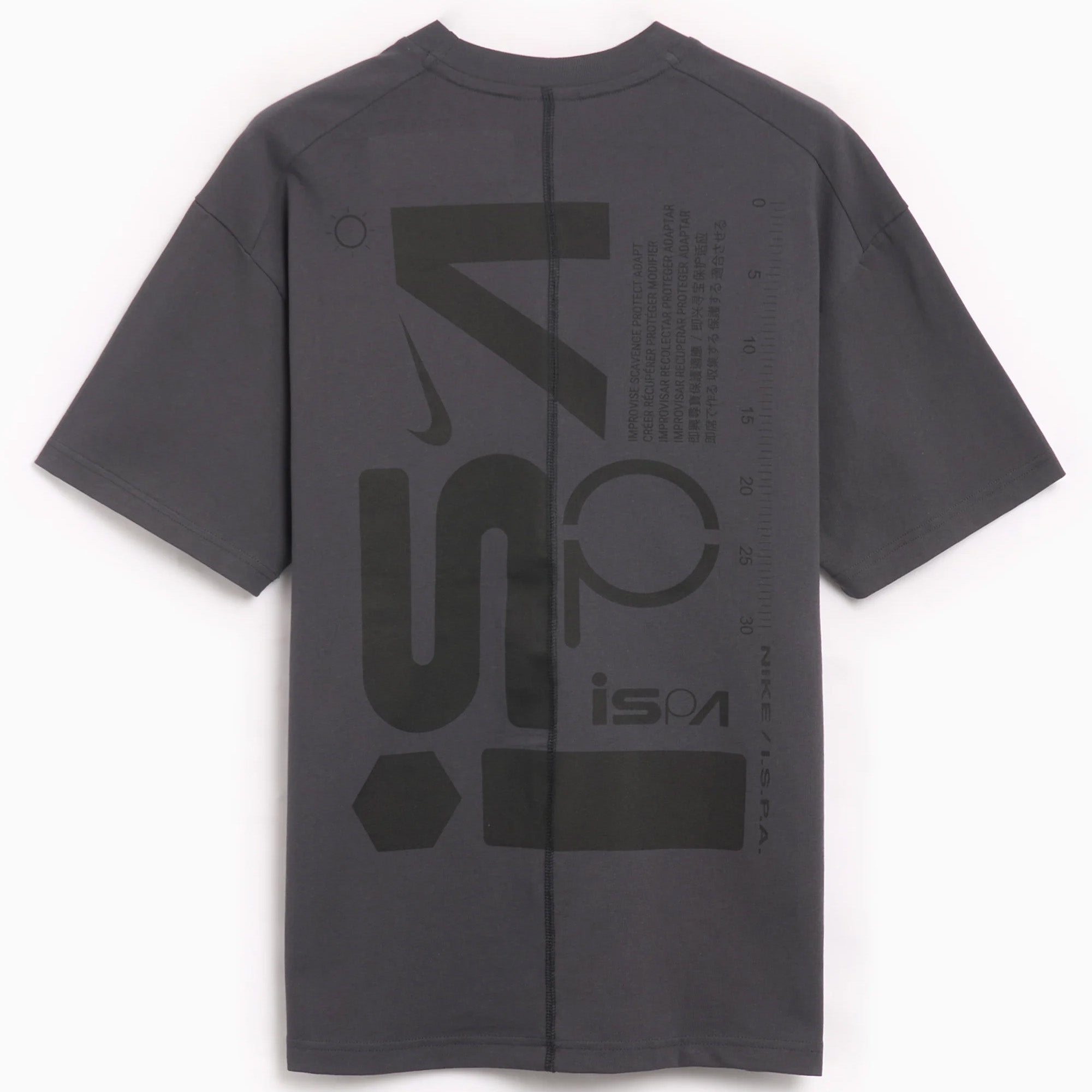 Nike ISPA Graphic T-Shirt Anthracite