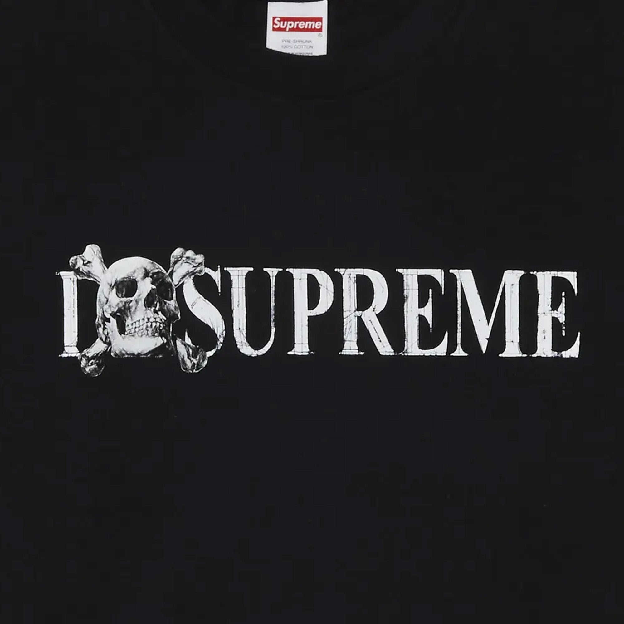 Supreme Skull Tee Black FW25