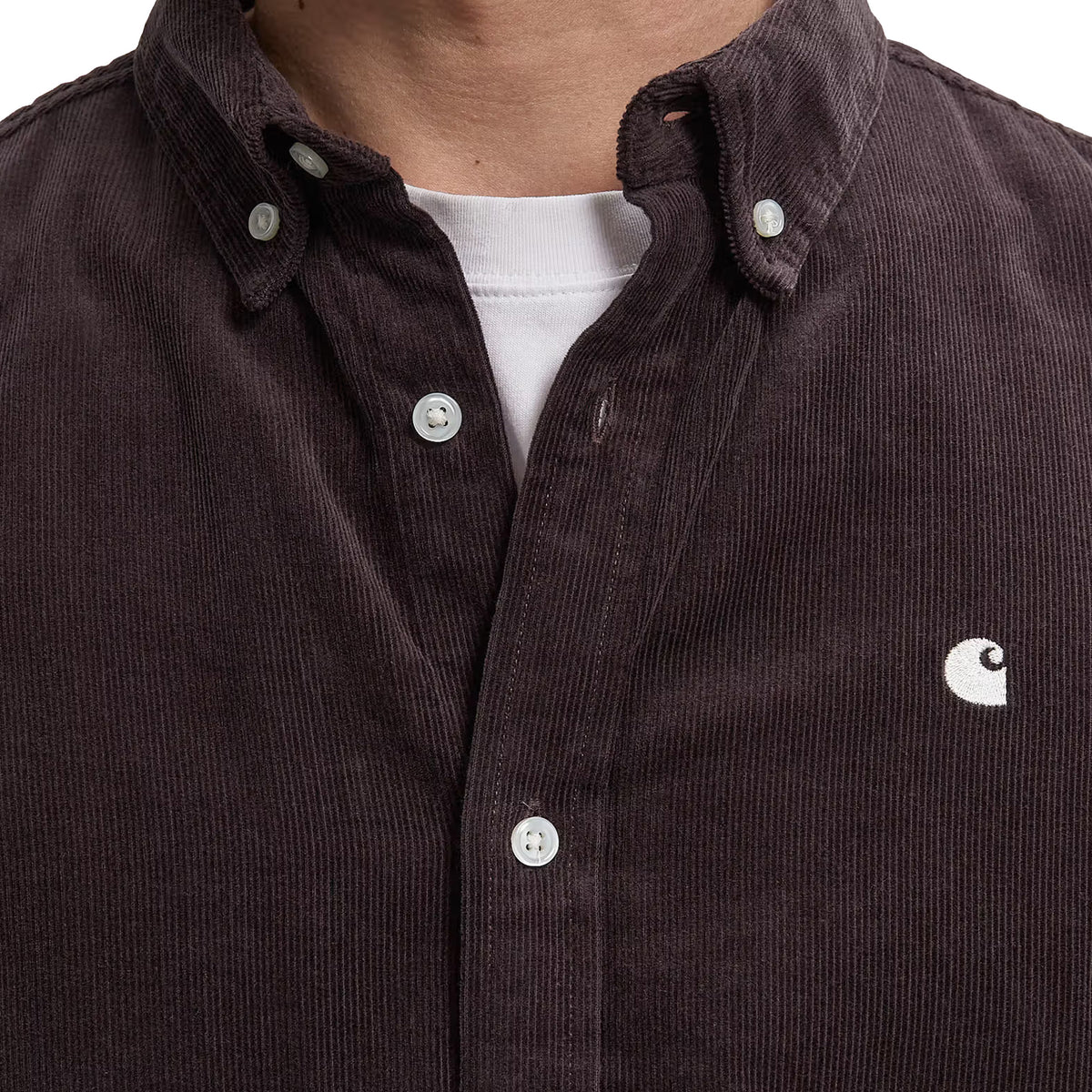 Carhartt L/S Madison Fine Cord Shirt Shale Wax
