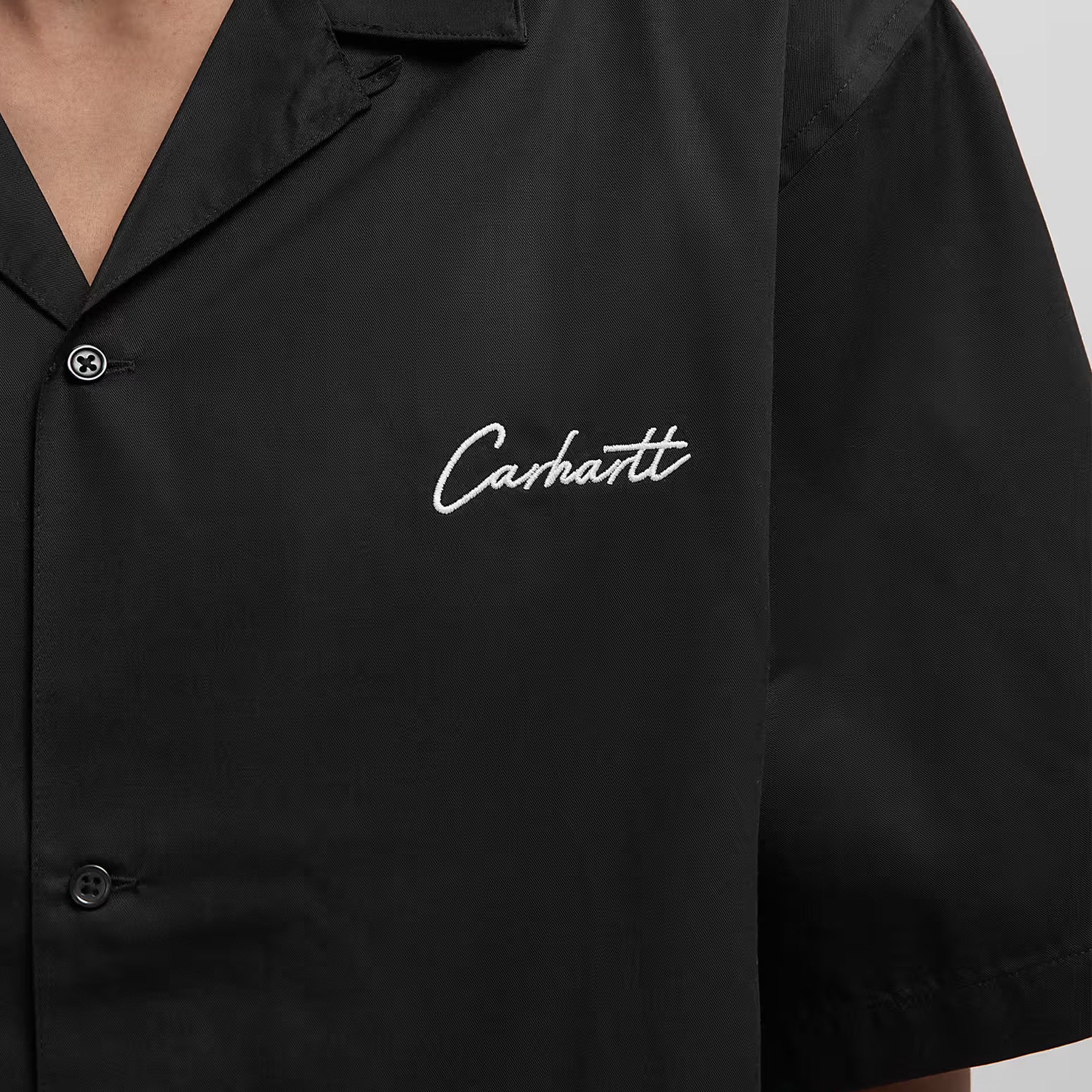 Carhartt S/S Delray Shirt Black White
