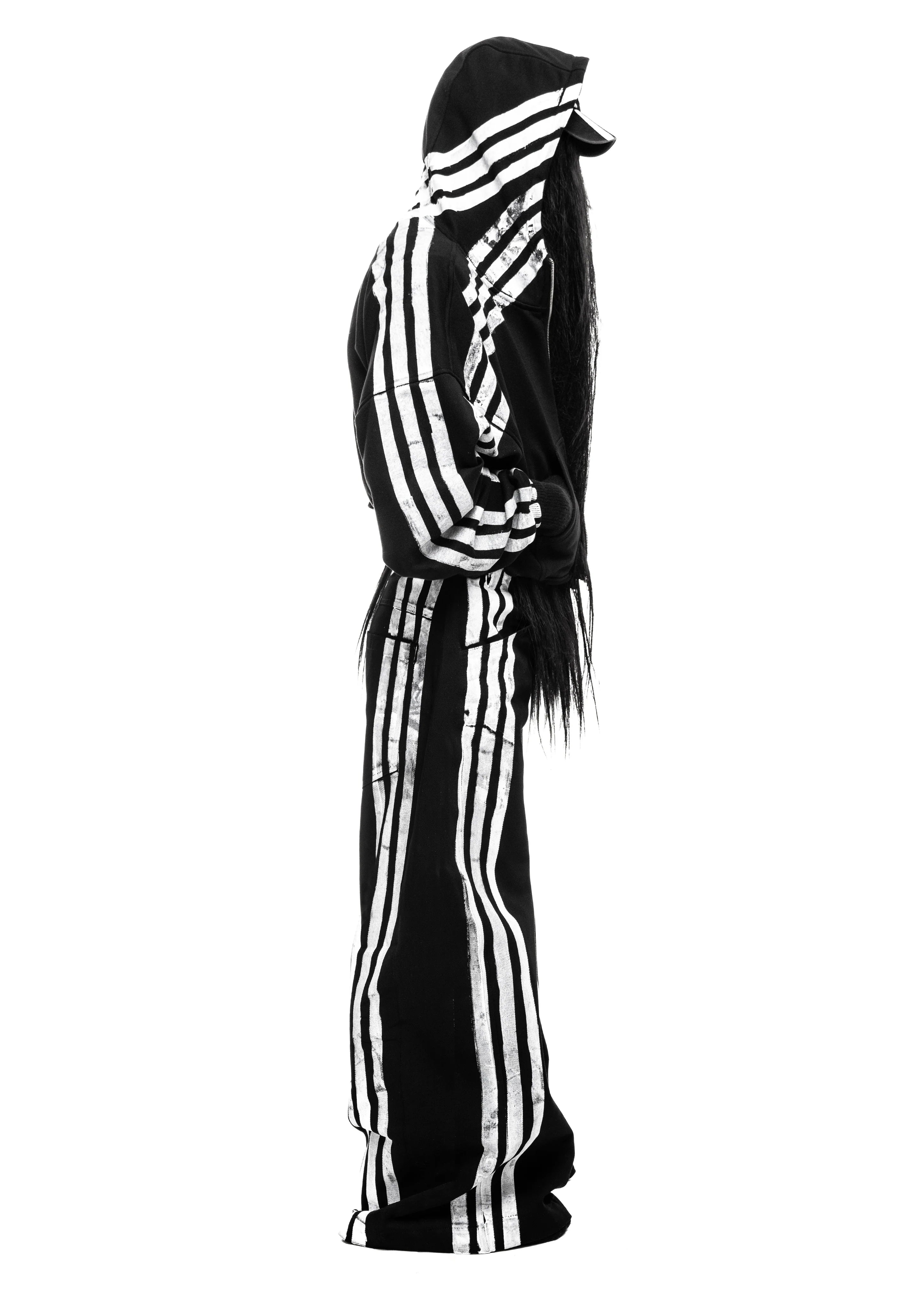 PLA4 STRIPES BLACK JEANS