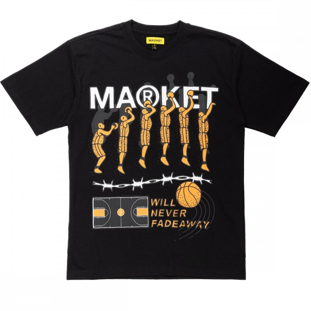 Market Jump Shot Tee Black