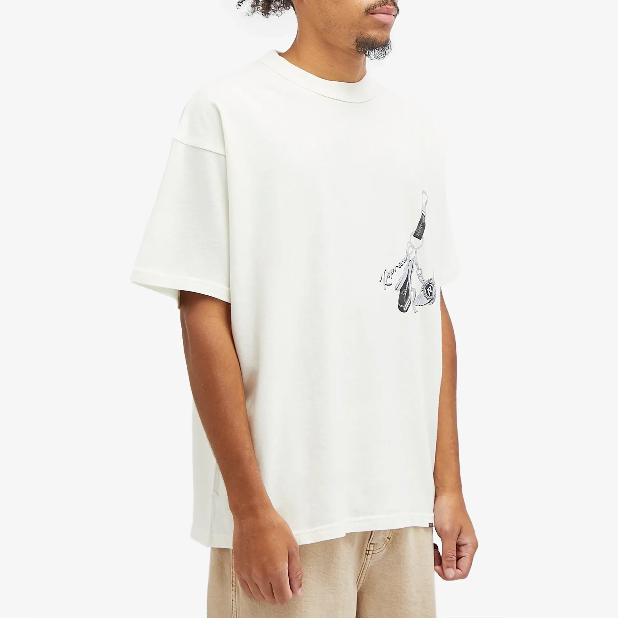 Represent Keys To The Club T-Shirt Flat White