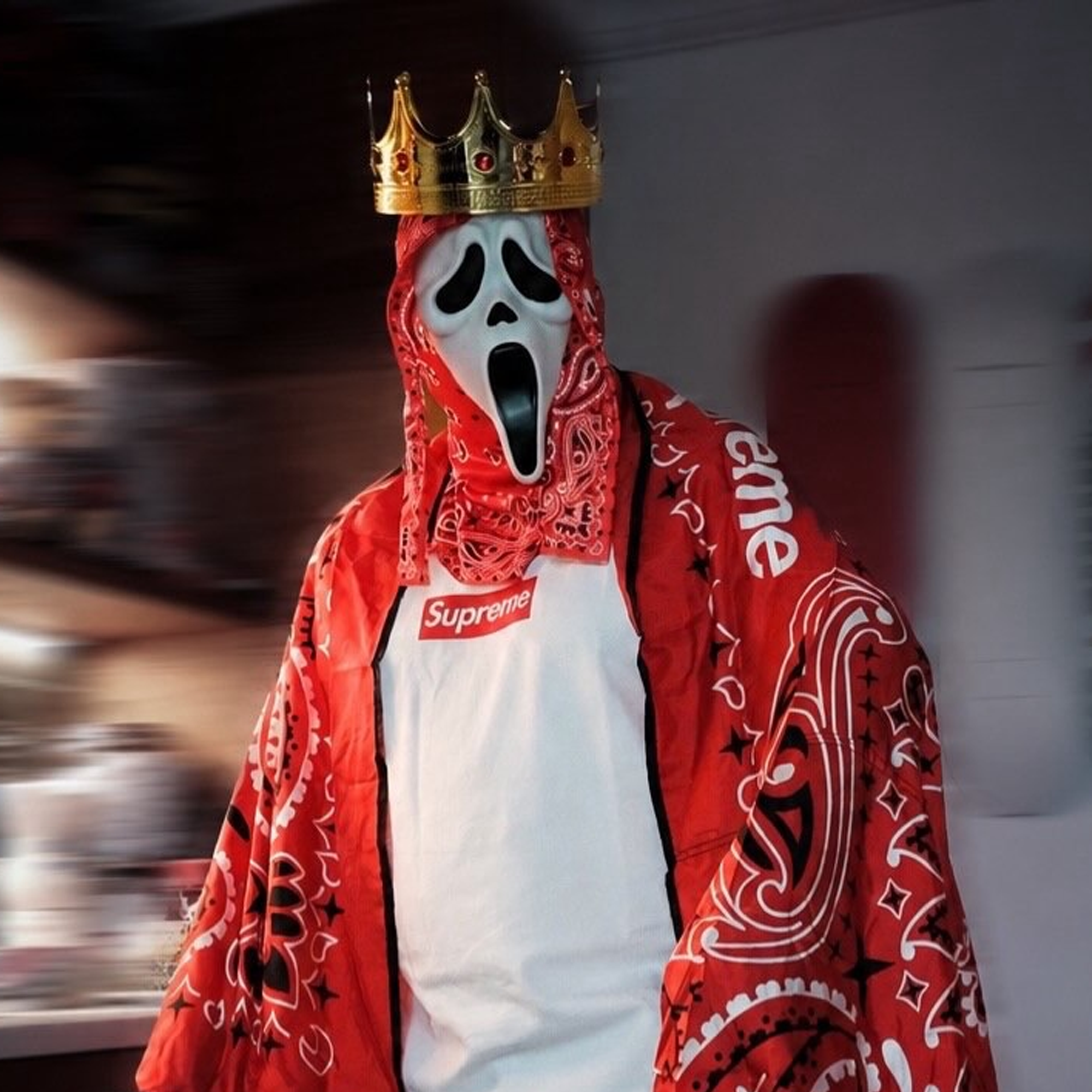 Supreme Ghostface Mask 'Red'