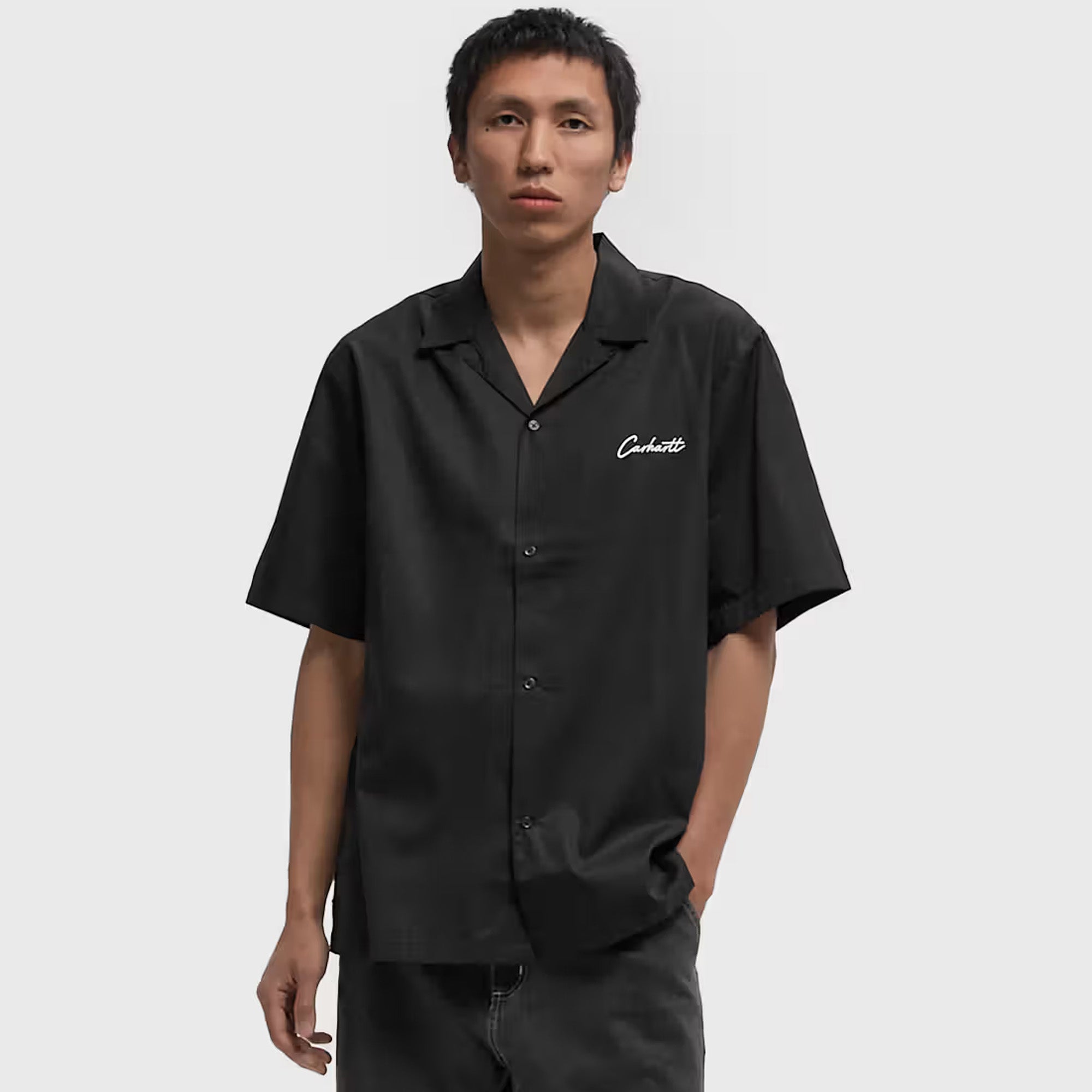 Carhartt S/S Delray Shirt Black White