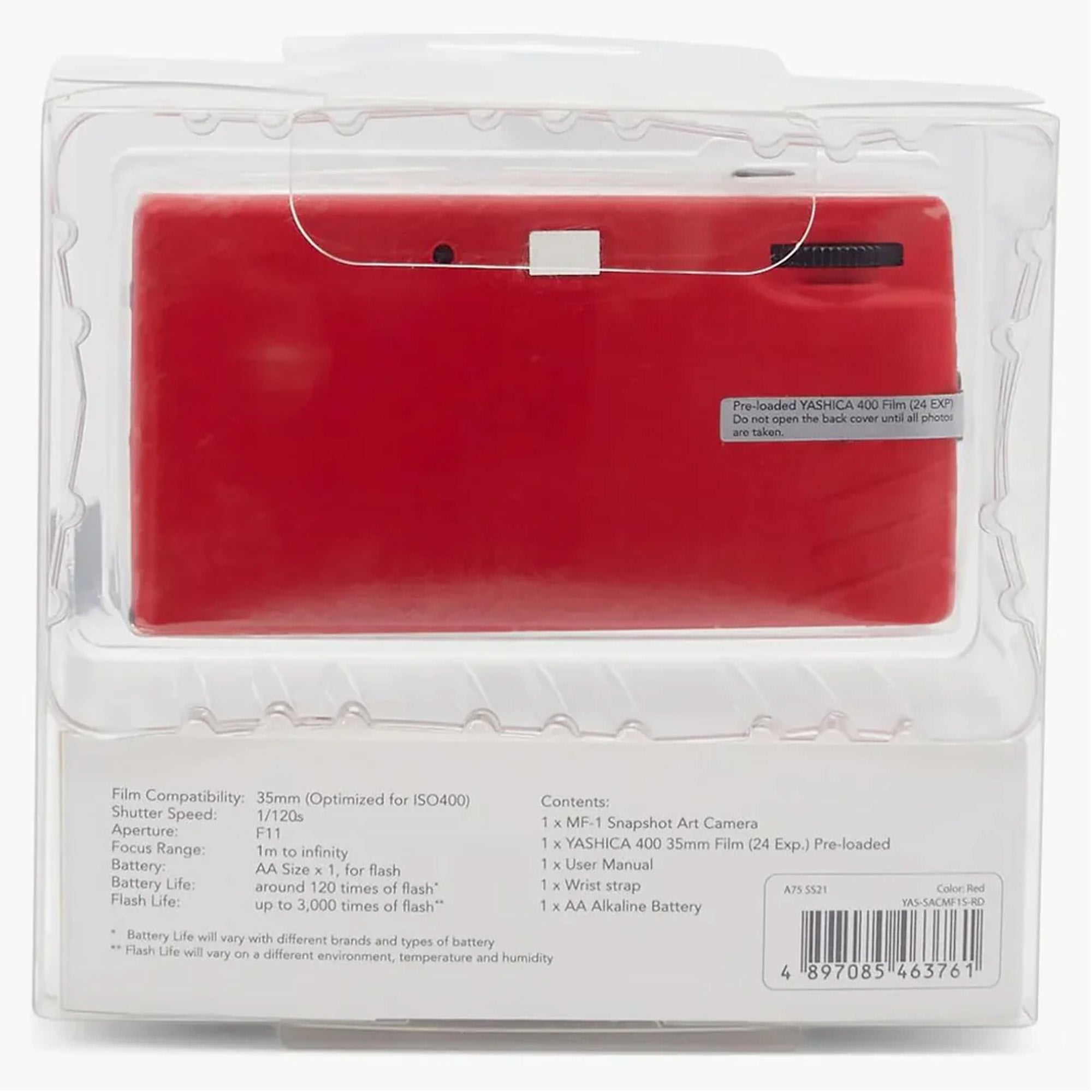 Supreme Yaschica Camera Red