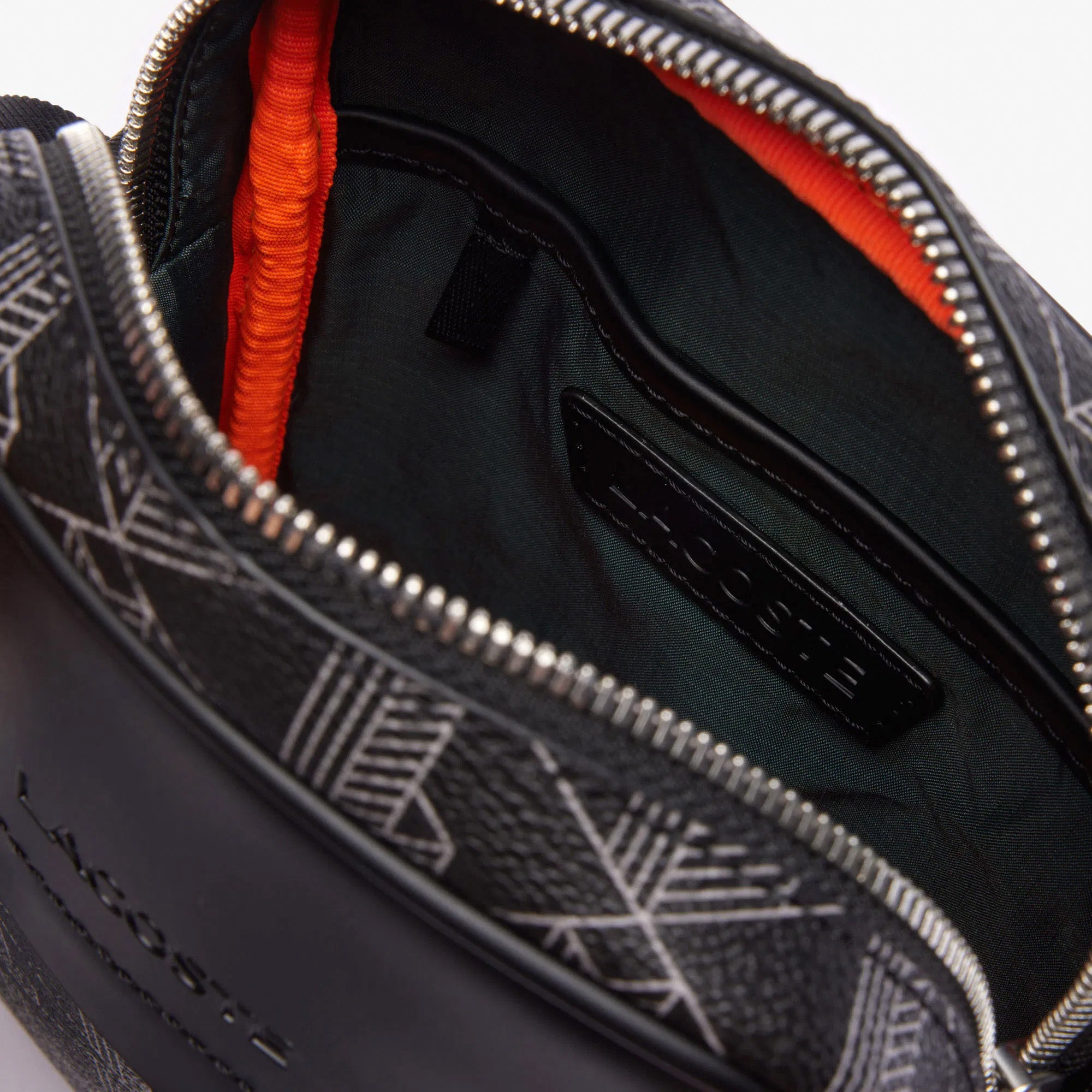 Lacoste The Blend Monogram Print Shoulder Bag