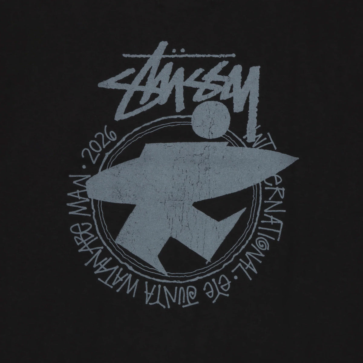 Stussy x Junya Watanabe Surfman T-Shirt Black