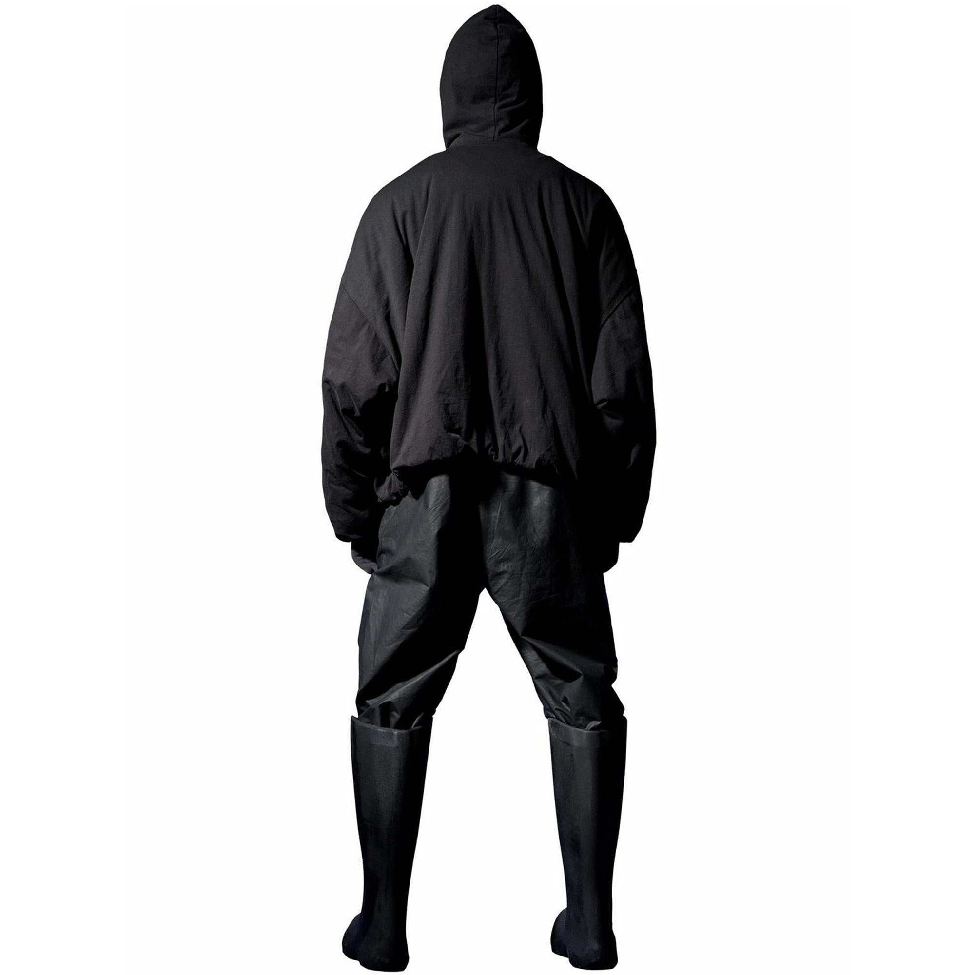 YEEZY GAP ENGINEERED BY BALENCIAGA Padded Cotton Jersey Hoodie Black