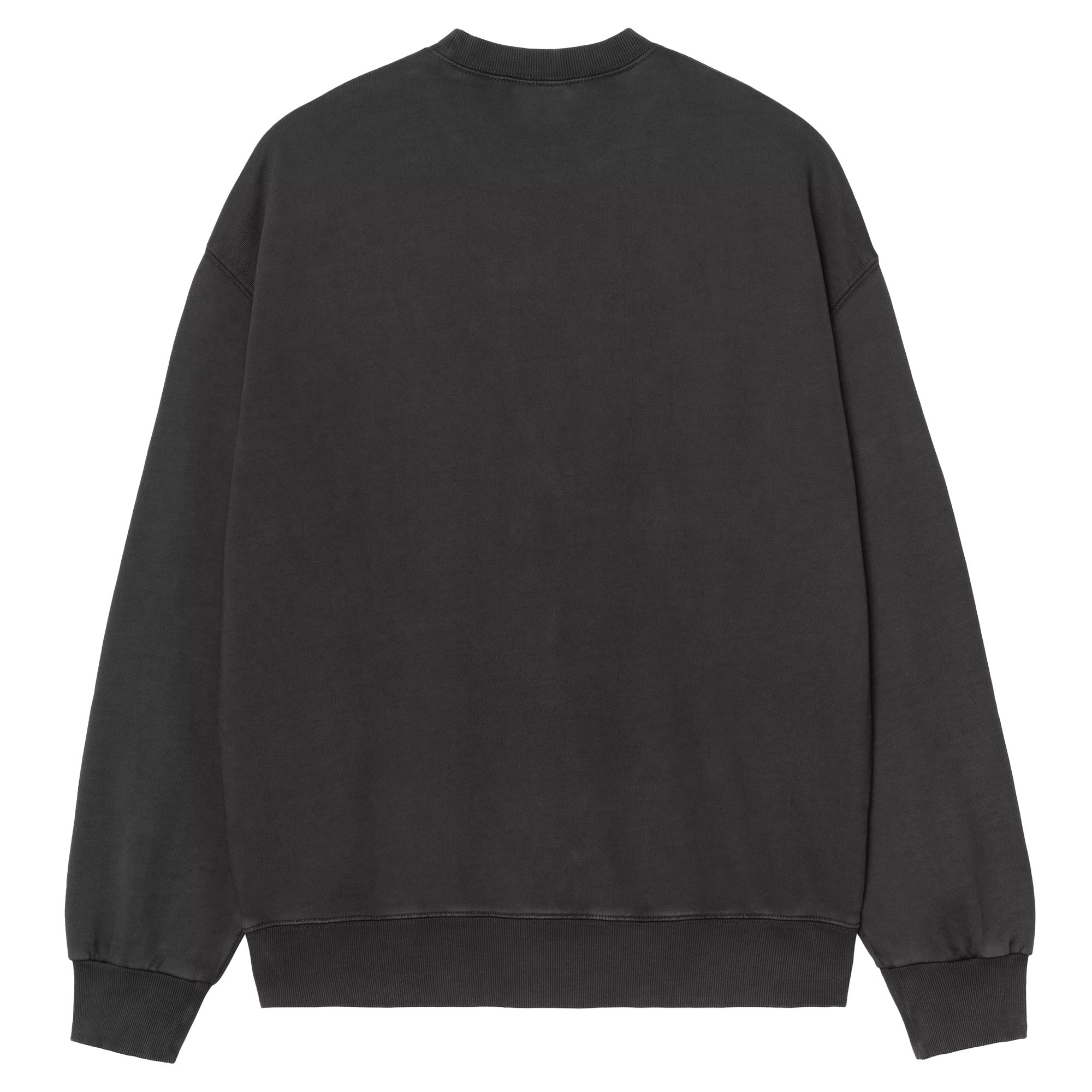 Carhartt WIP Hudson Sweatshirt Black Chalk Wash