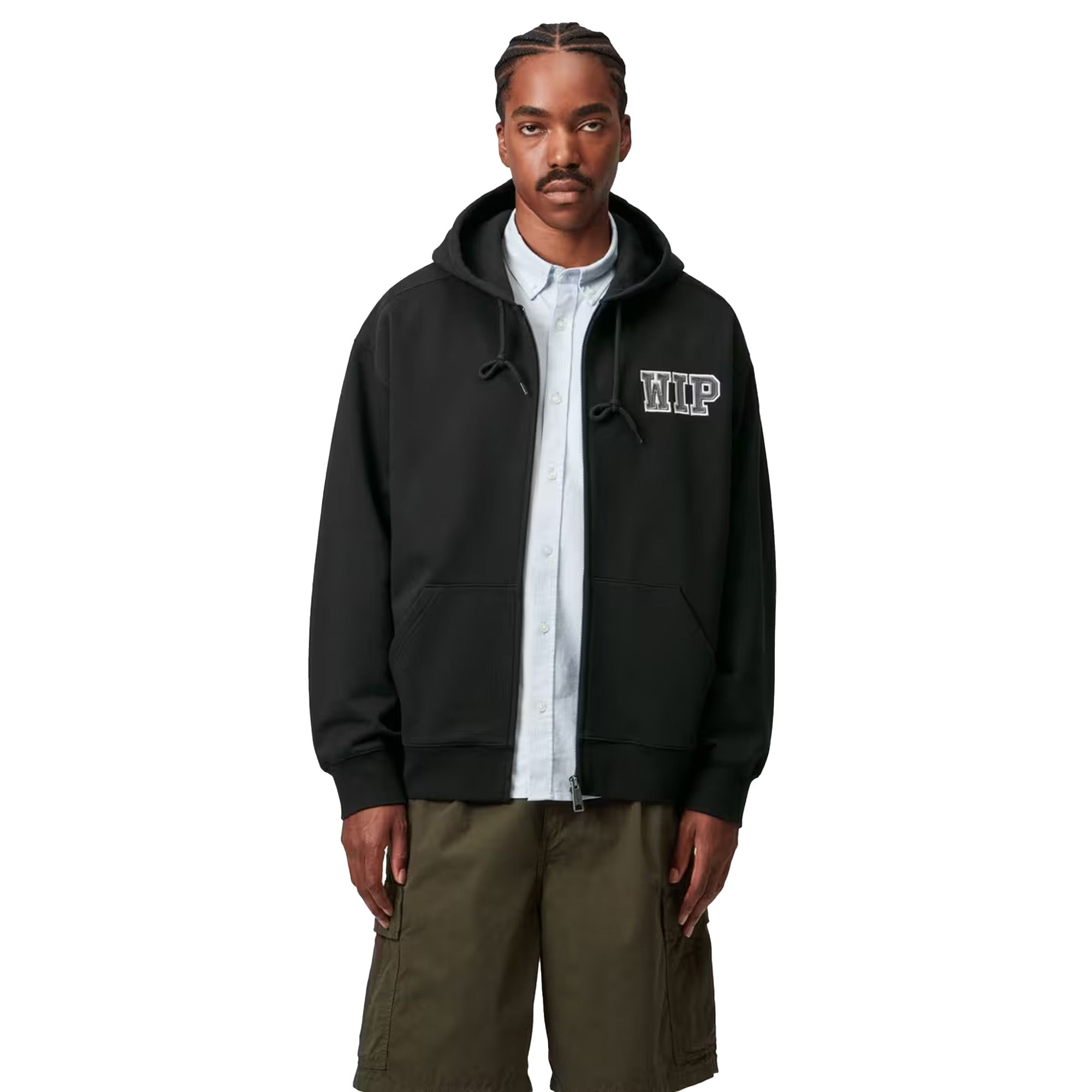Carhartt WIP Hooded Mini Wip Sweat Jacket Black