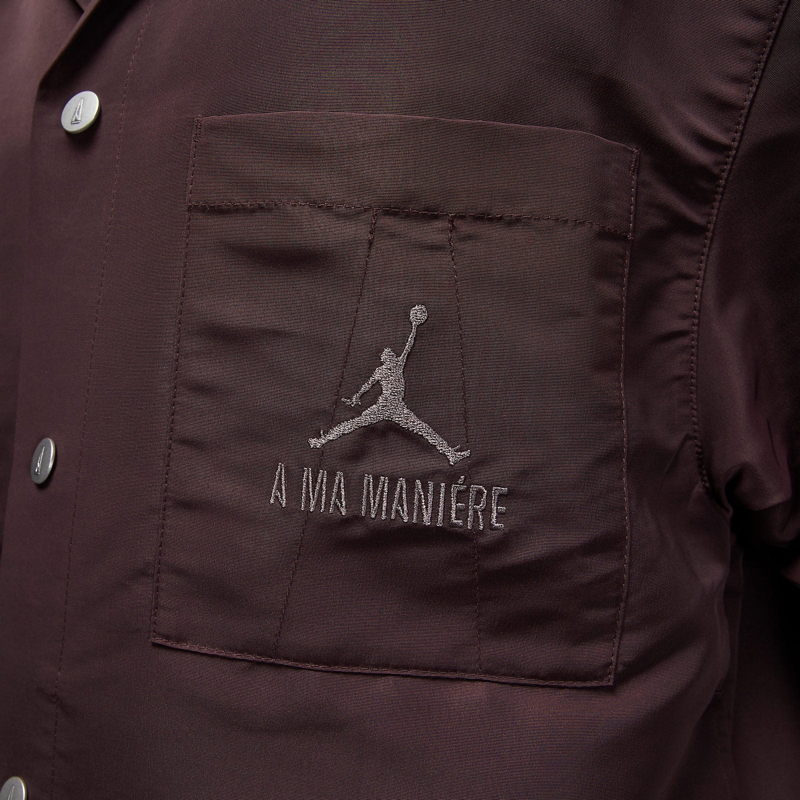 Air Jordan x A Ma Maniére Shooting Men's Shirt Brown