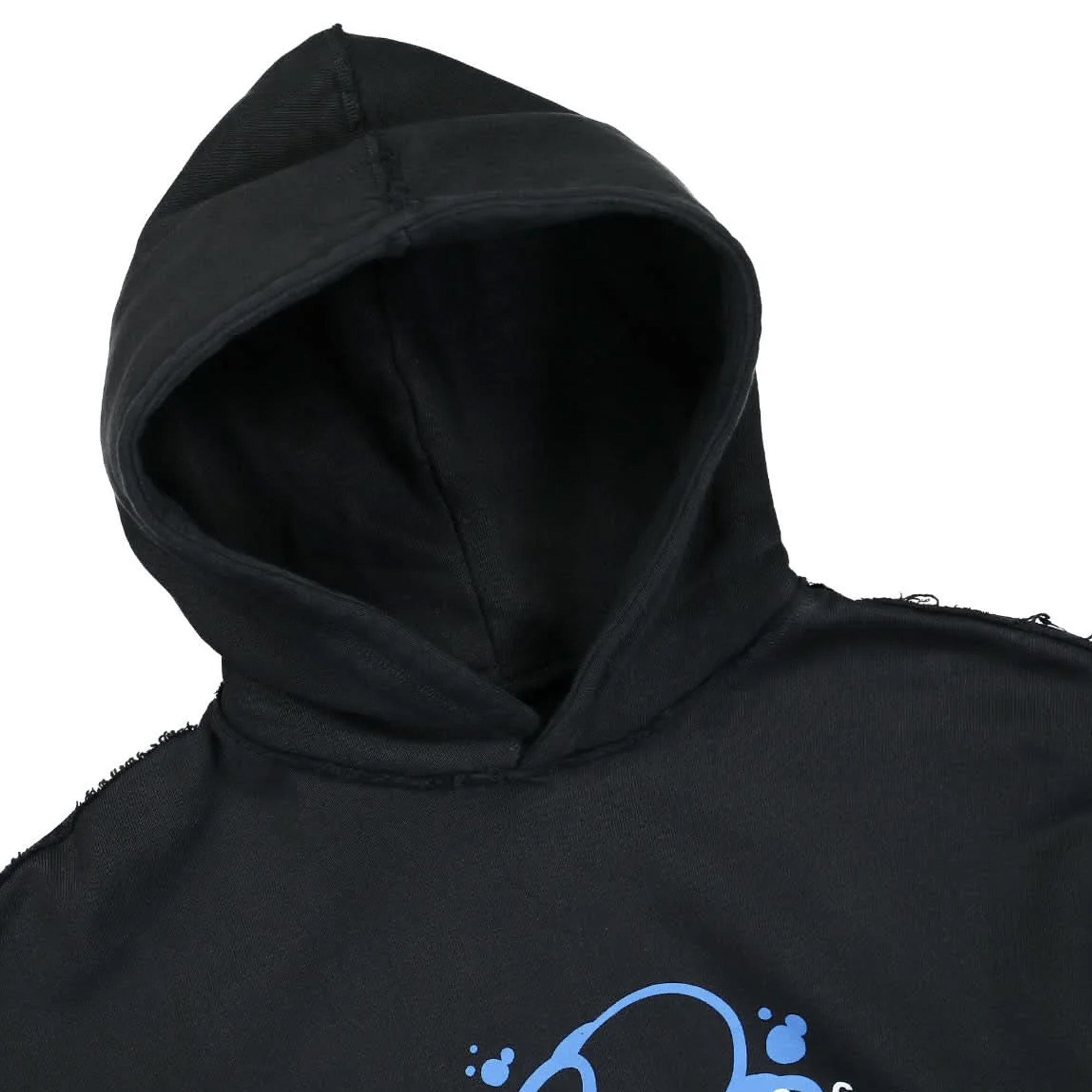 MISBHV x UFO361 Minimal Hoodie Black Blue