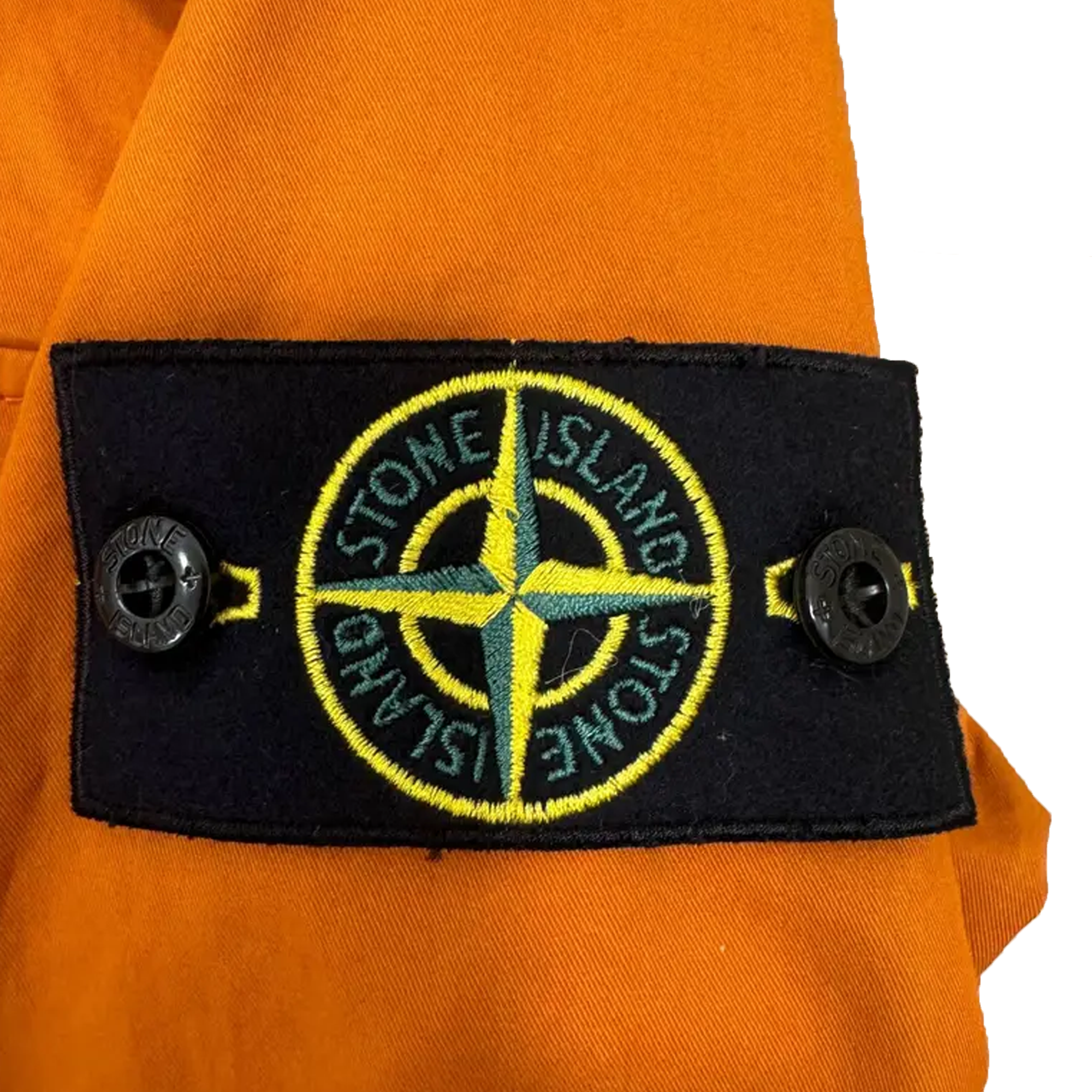 Stone Island Patch Orange Overshirt Jacket Orange 781511610 v0073