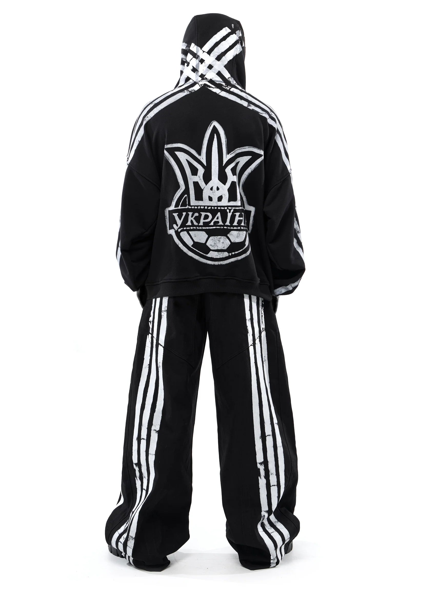 PLA4 STRIPES OVER HOODIE