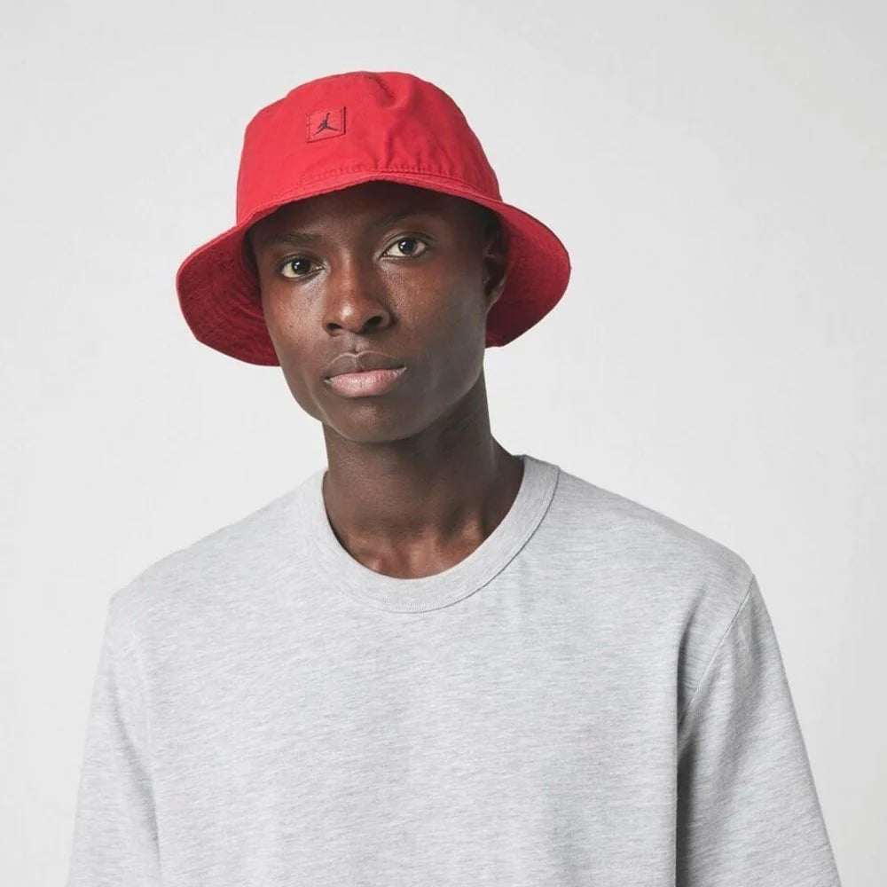 Air Jordan Jumpman Washed Bucket Cap Red