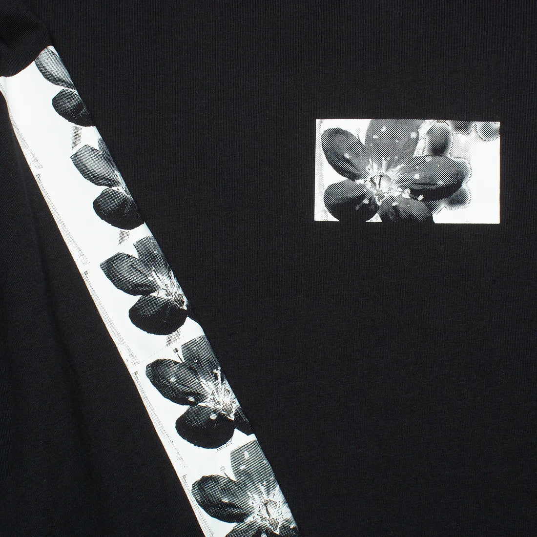 Nike SB Natural Border Tee L/S Blossom Black