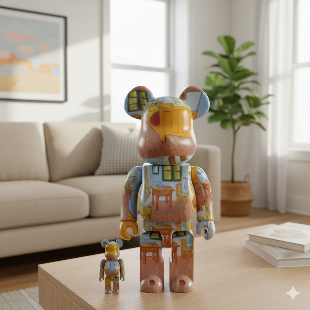 Medicom Toy BE@RBRICK Van Gogh The Bedroom 100% & 400%