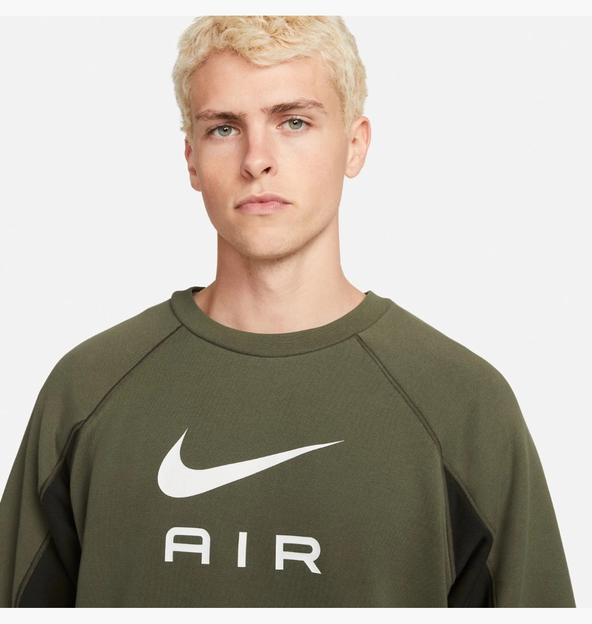 Nike Air Ft Crew Sweatshirt Olive