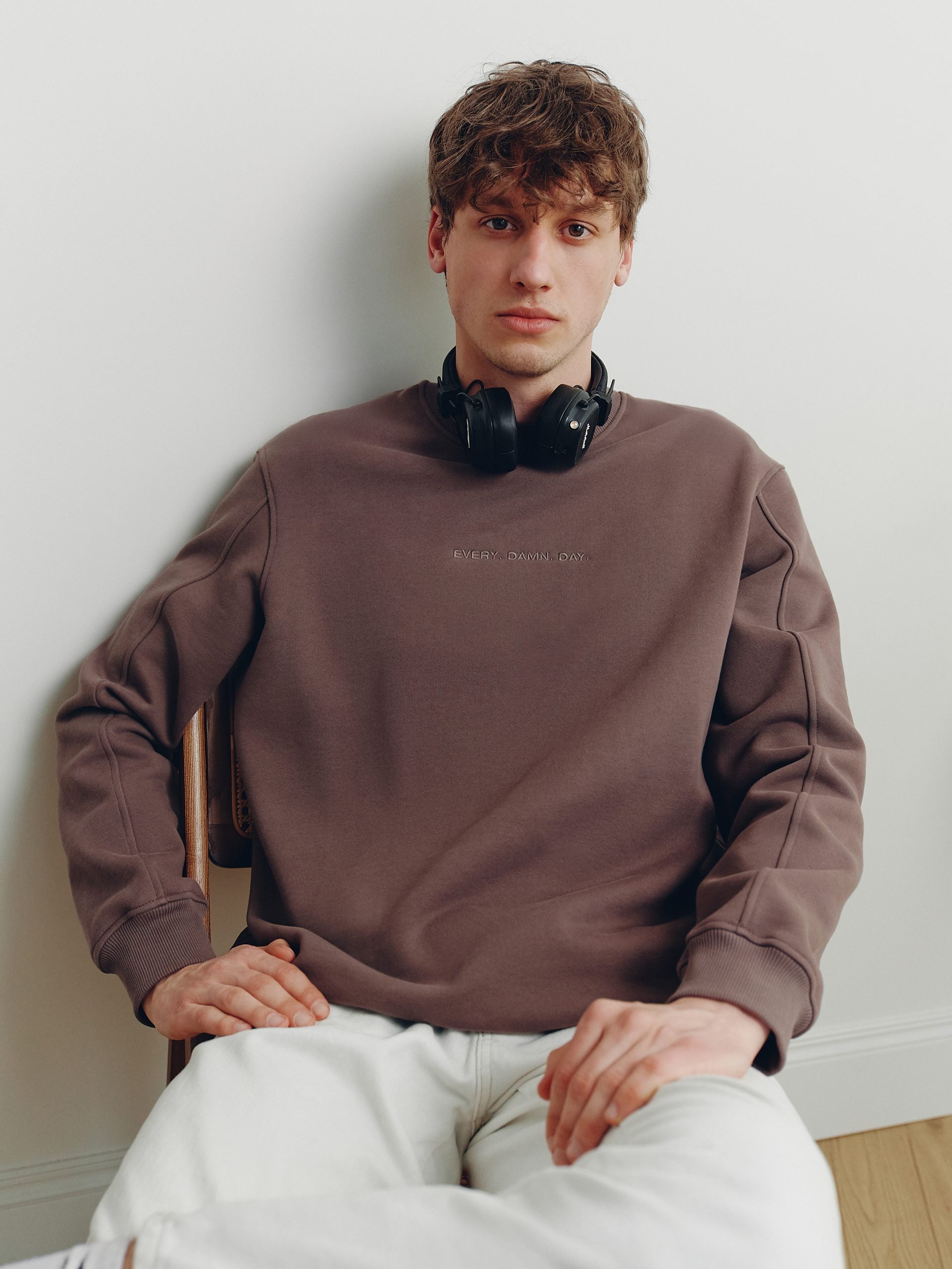 O(FourFour) Sweatshirt Crash Brown