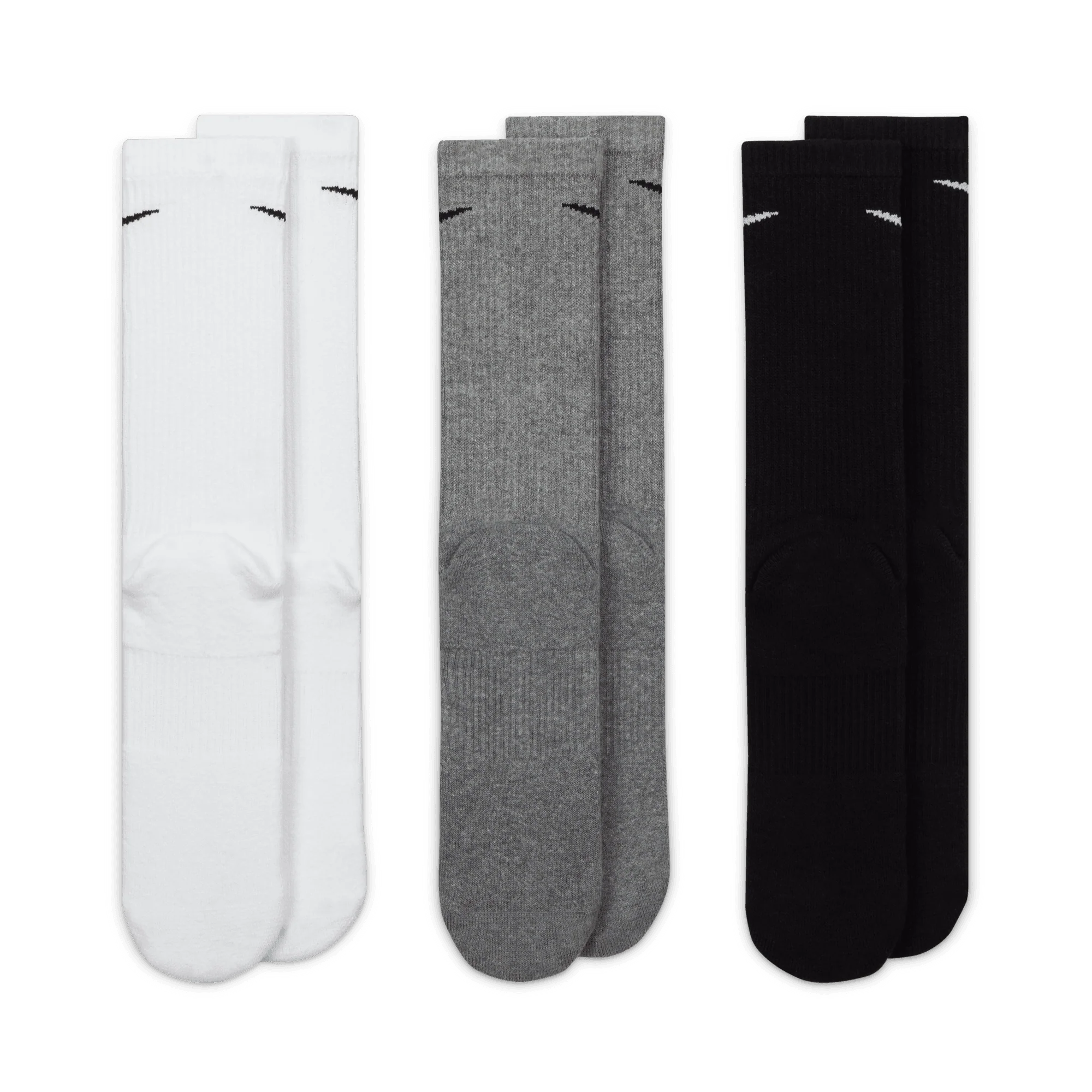 Nike Everyday Plus Cushioned Crew Socks 3-pack Multi