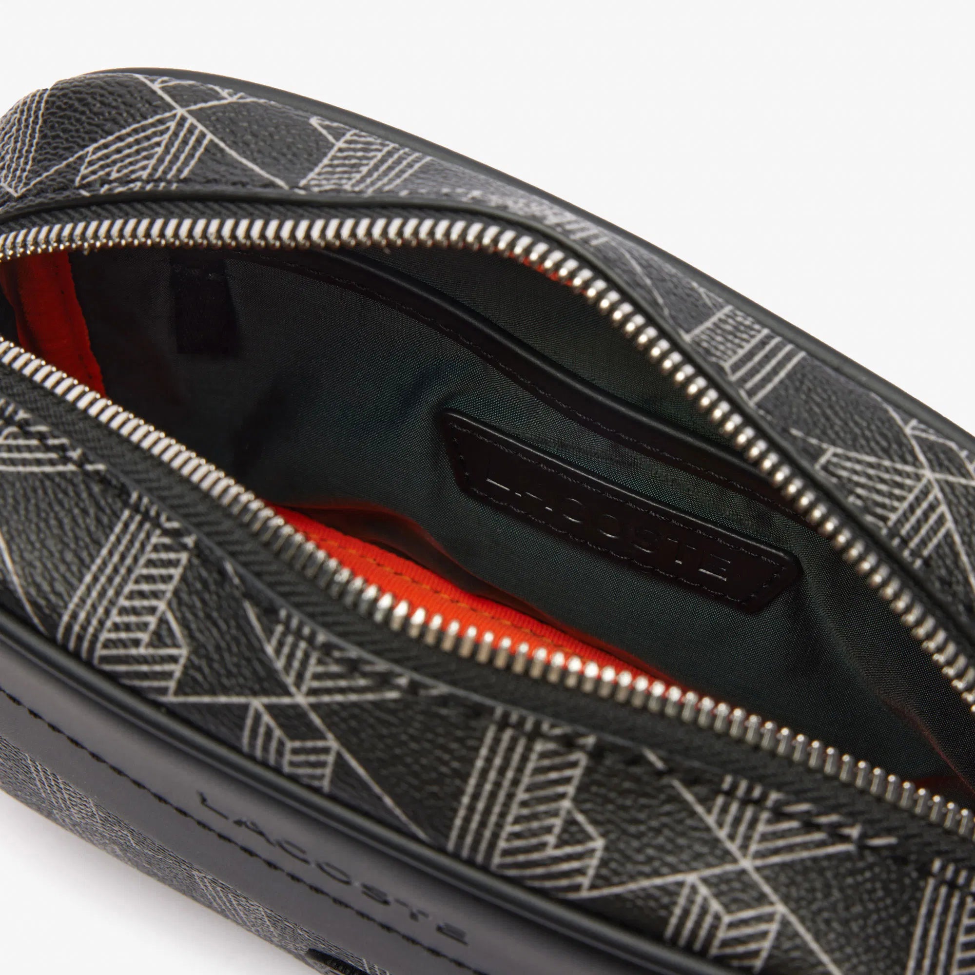 Lacoste The Blend Small Monogram Canvas Crossbody Bag