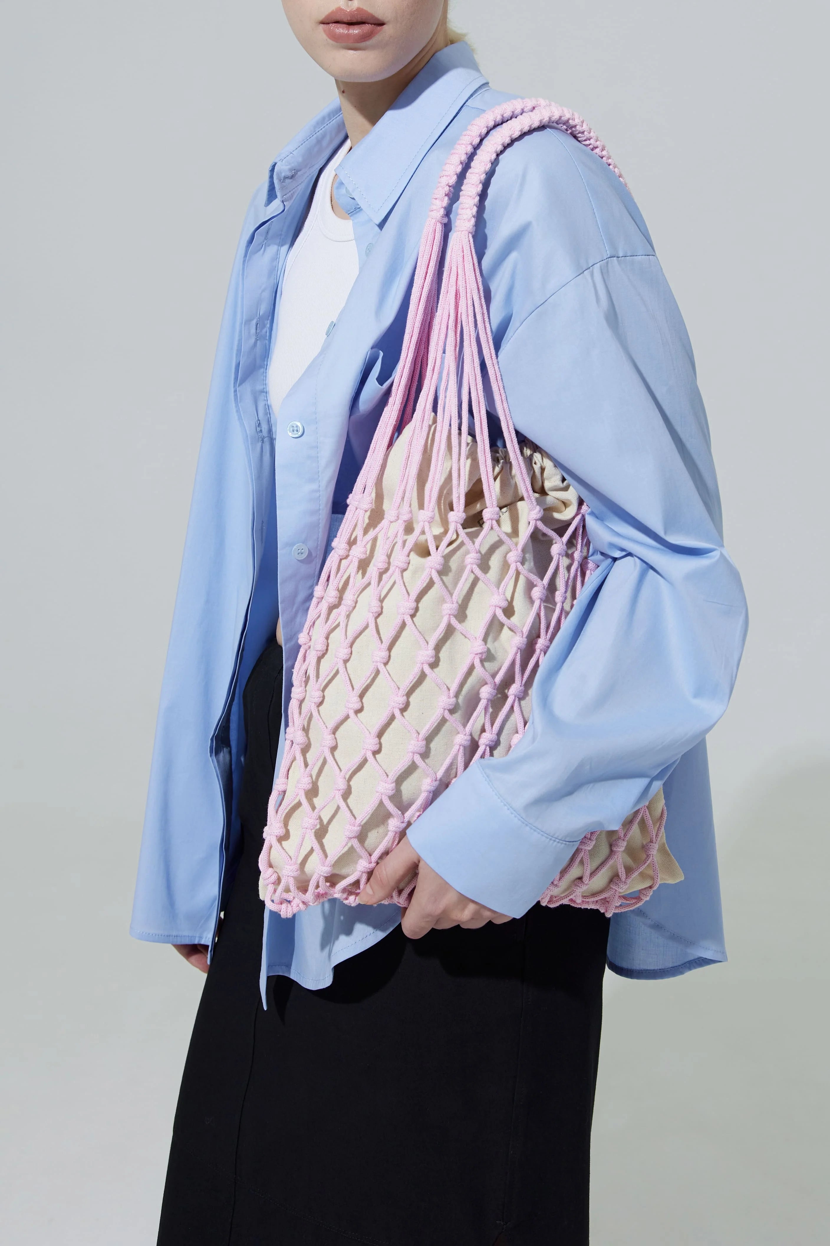 THE BLUB Light pink braid