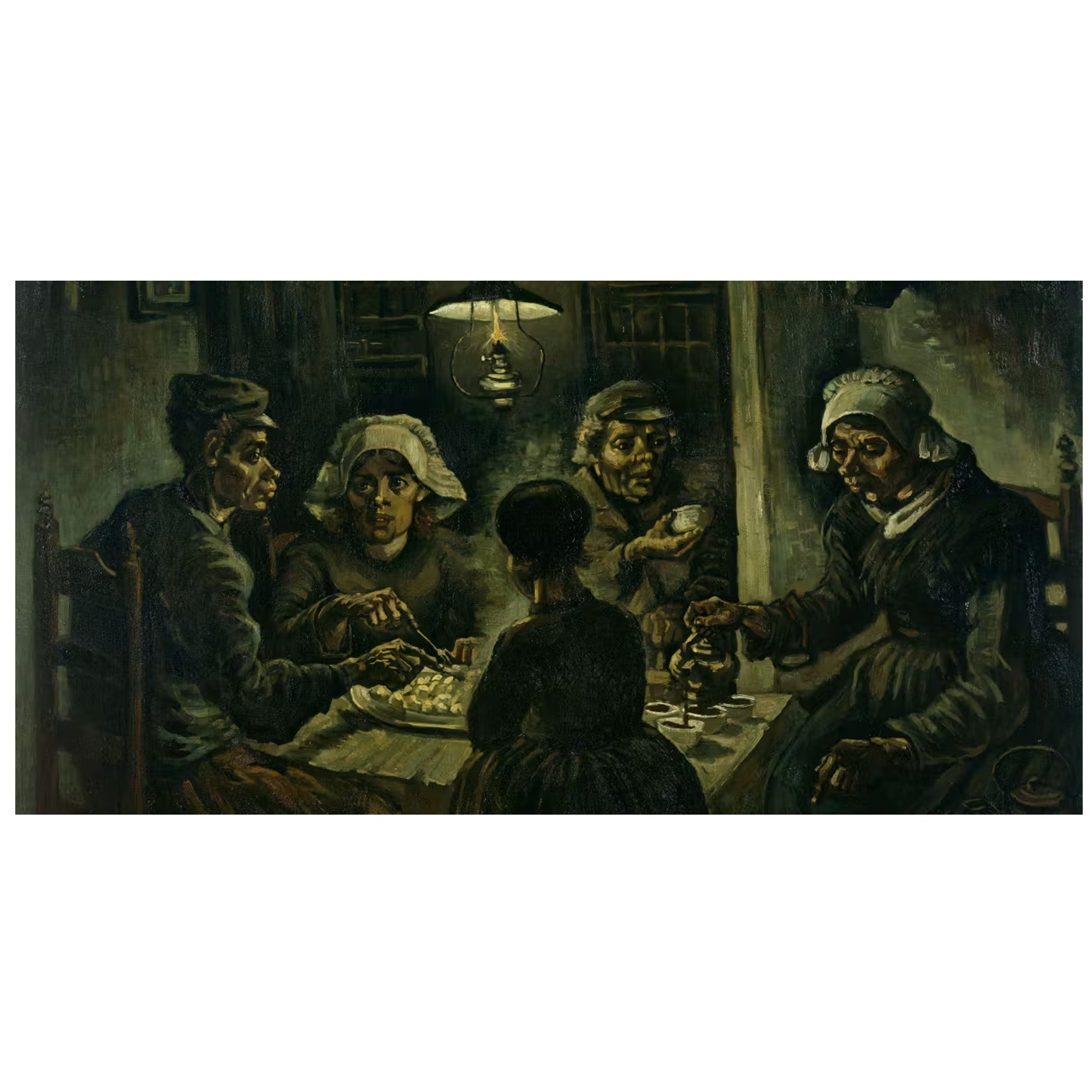 Medicom Toy BE@RBRICK Van Gogh Museum The Potato Eaters 100% & 400% Set