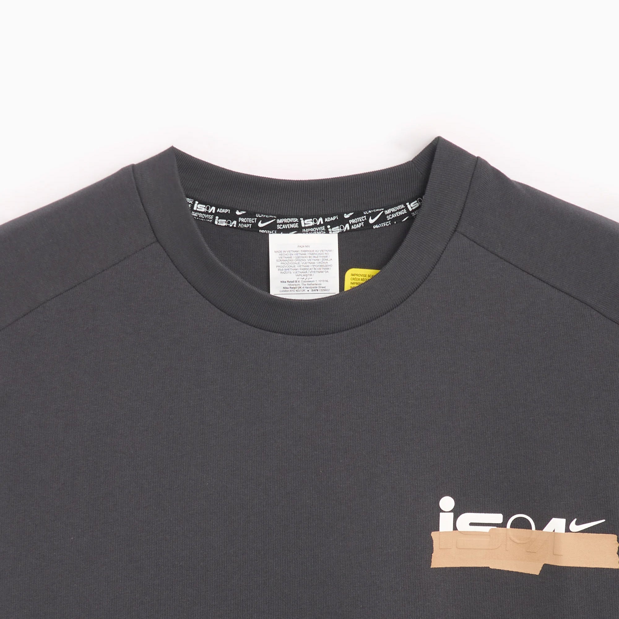 Nike ISPA Graphic T-Shirt Anthracite