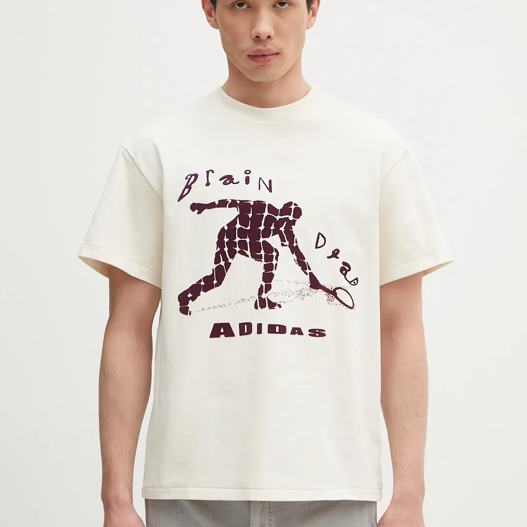 Brain Dead x Adidas T-Shirt Wonder White