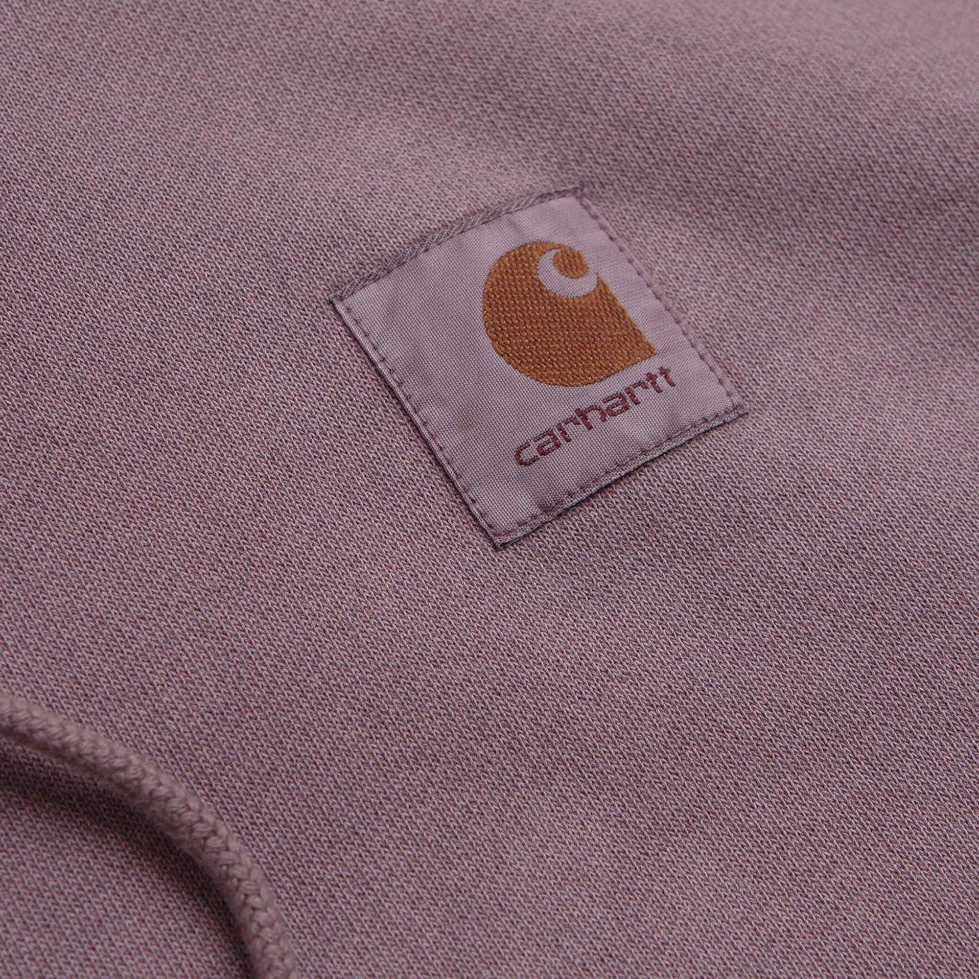 Carhartt WIP Vista Hoodie Phlox Pink Garment Dyed