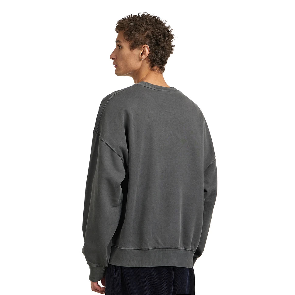 Carhartt WIP Benton Sweatshirt Graphite Garment Dyed