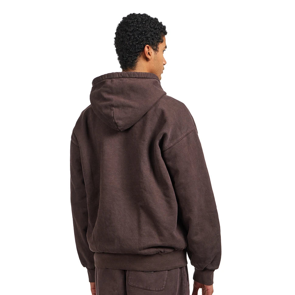Carhartt WIP Hooded Vista Zip Jacket Palisander Garment Dyed