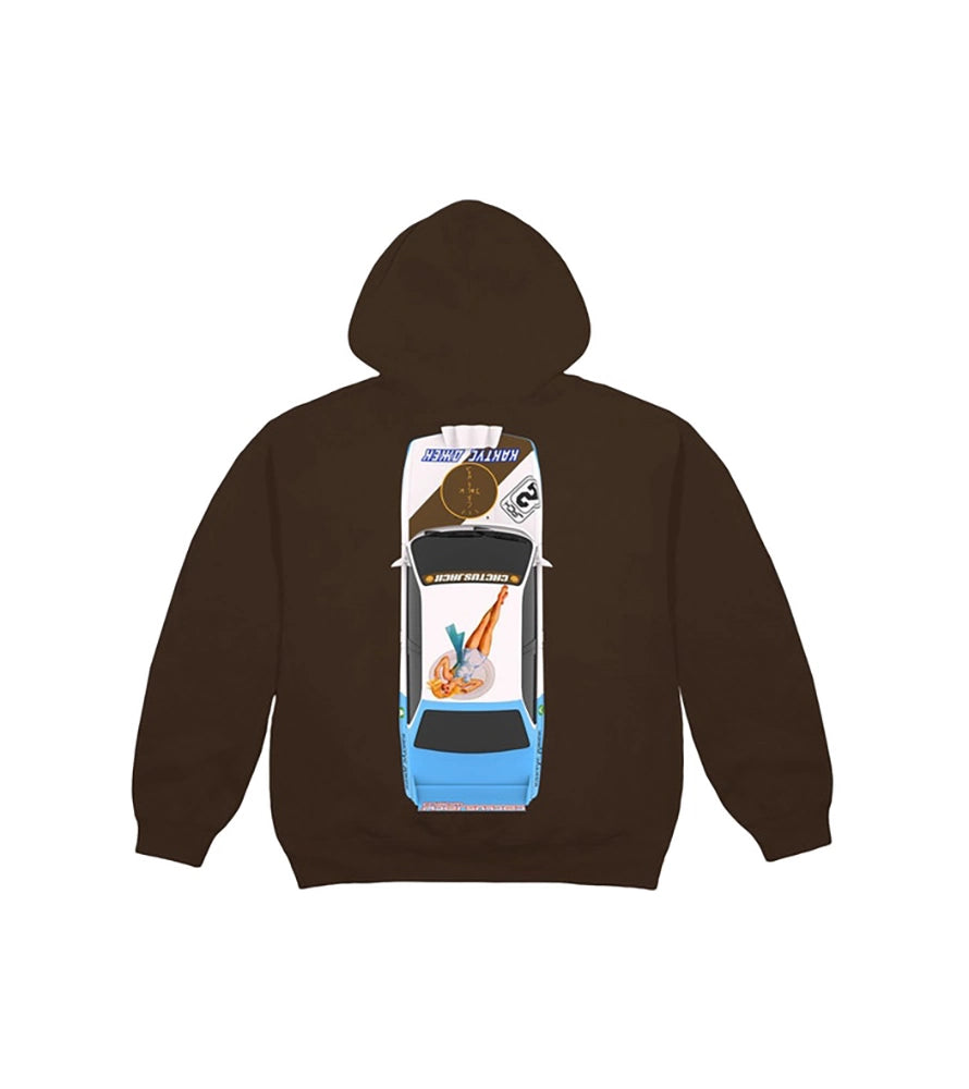 Travis Scott JACKBOYS Vehicle Hoodie V Brown