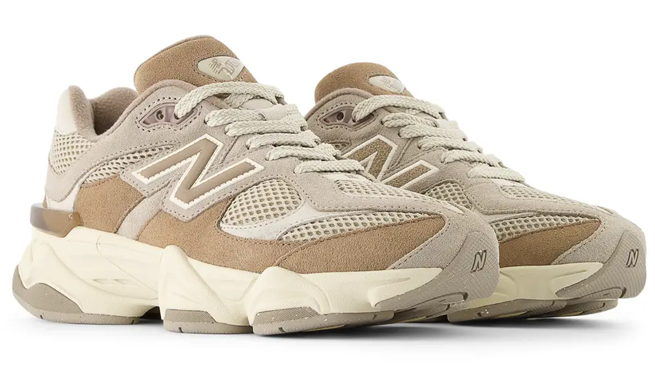 New Balance 9060 Big Kid 'Mushroom Arid Stone