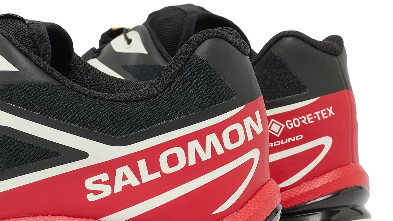 Salomon XT-6 GORE-TEX Sneakers Black Flame Scarlet