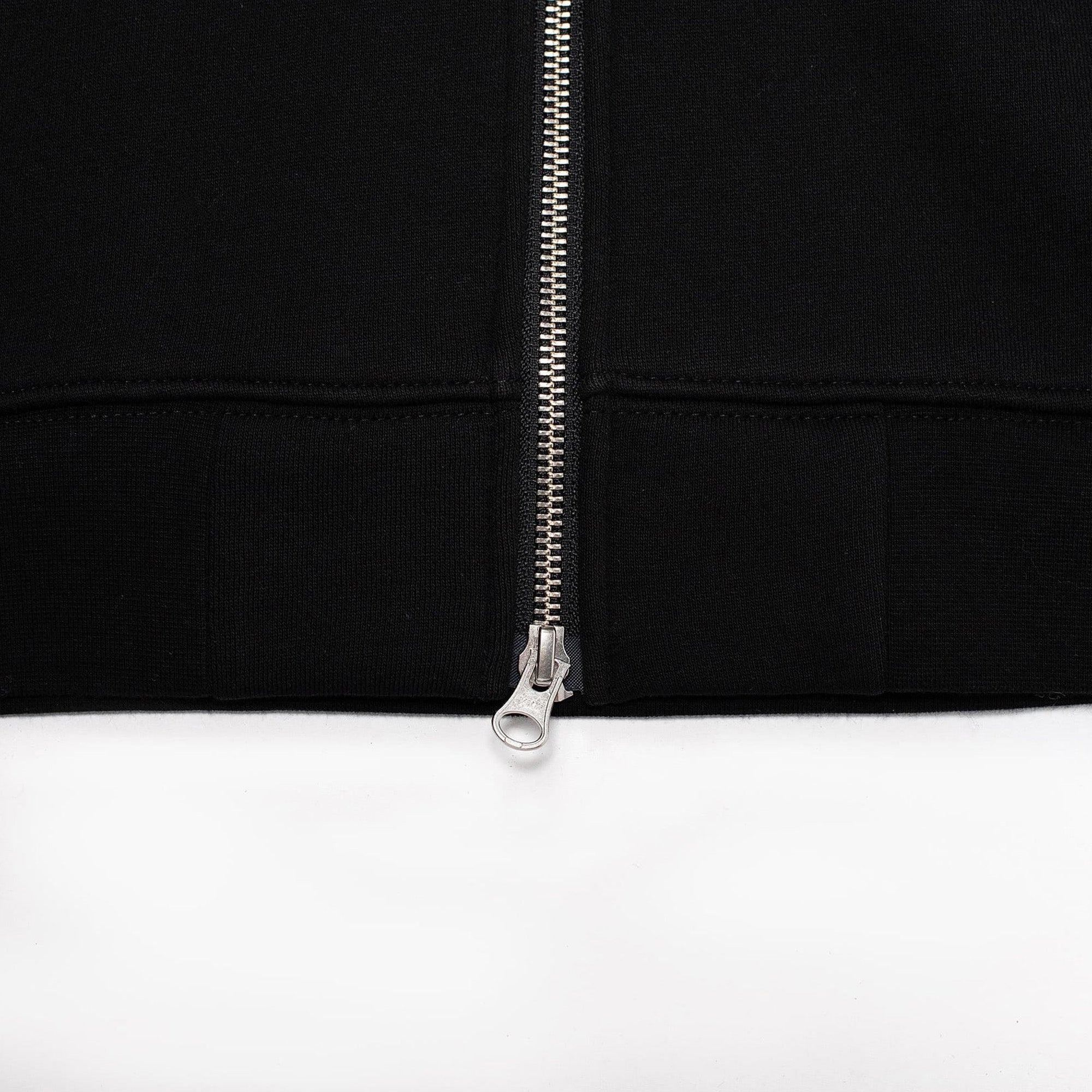 Dime Cursive Zip-Hoodie Black