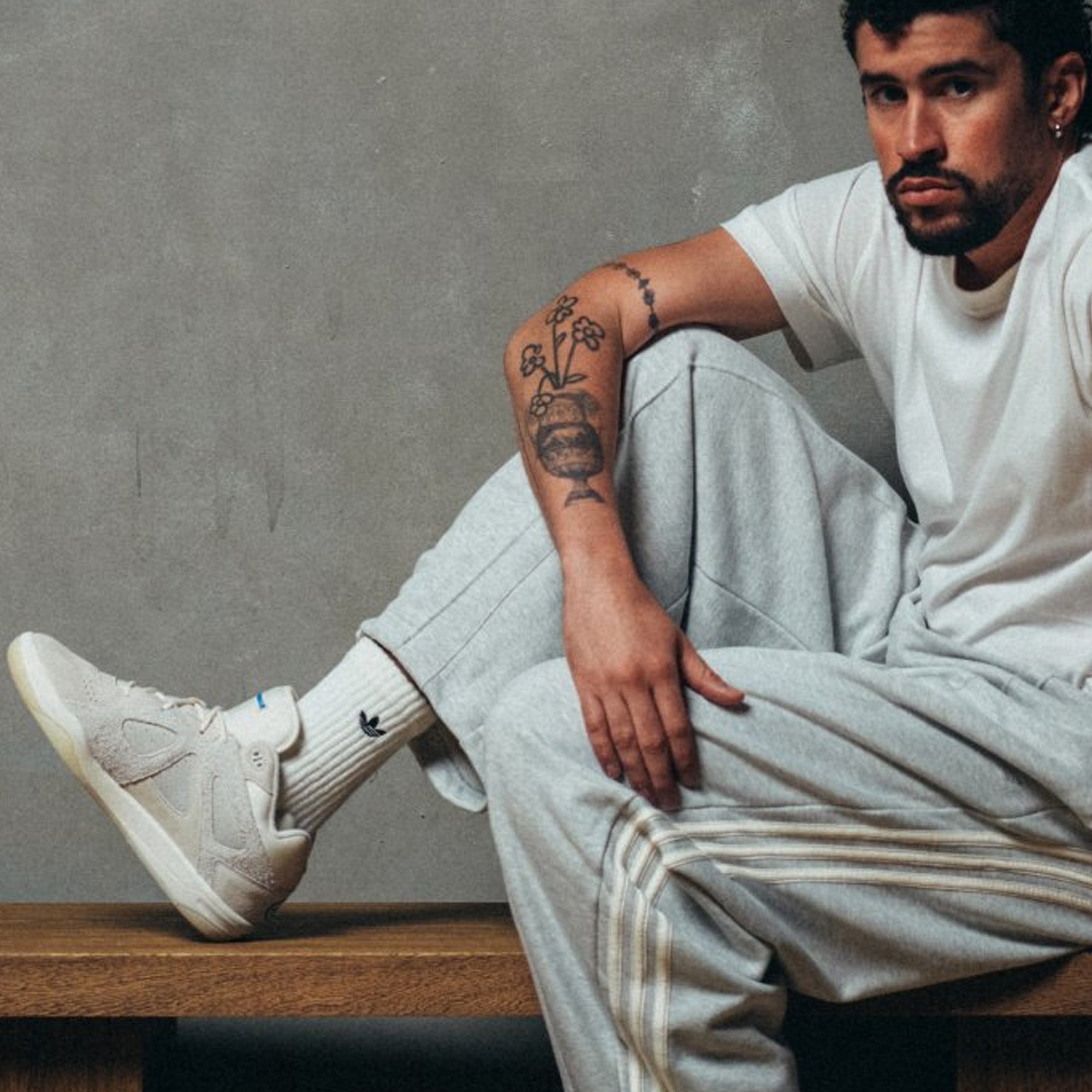 Adidas Bad Bunny x Adidas Crew Sock (3 Pack) Core White